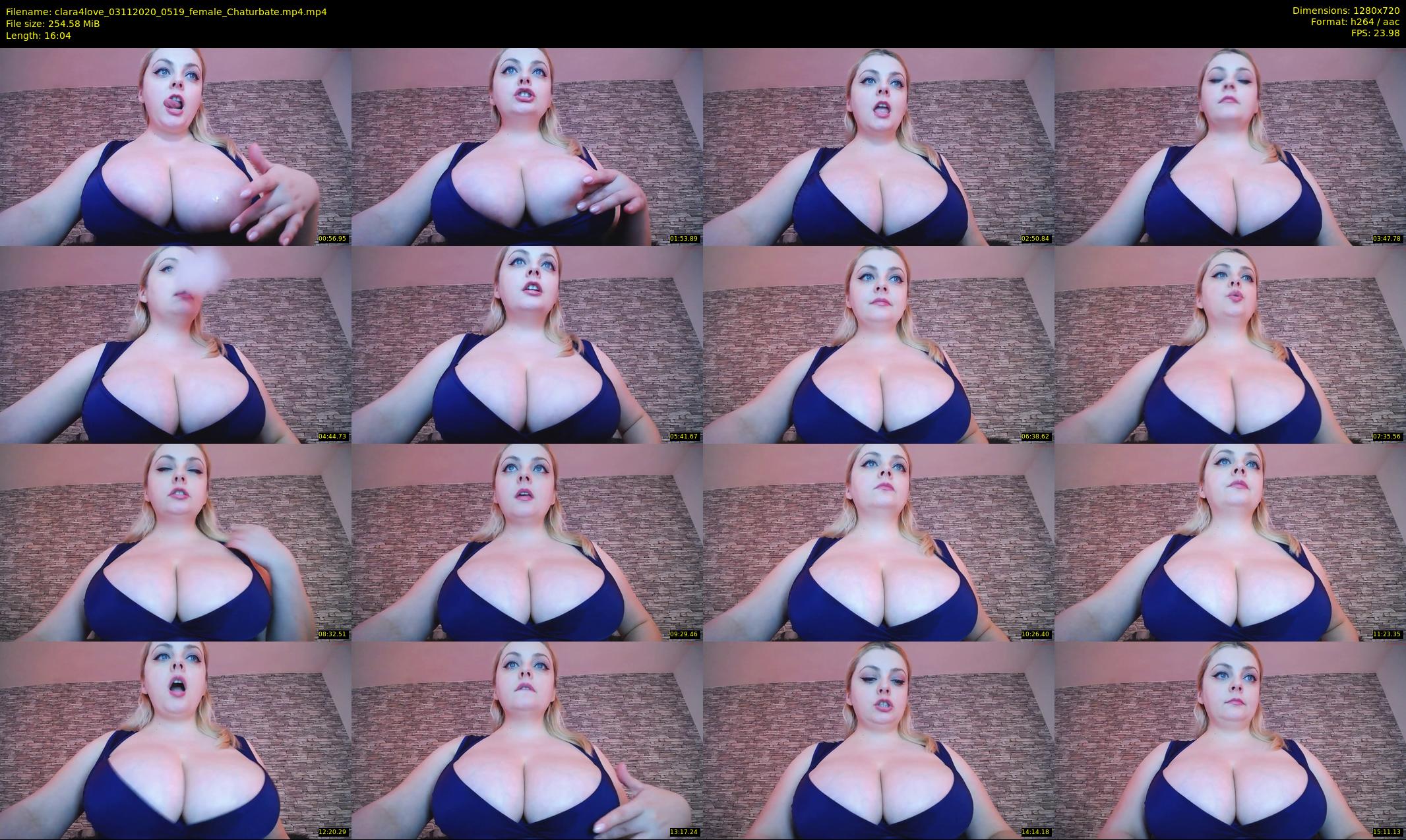 clara4love — 17 minute Chaturbate female cam show recording, 720p, Nov 3, 2020