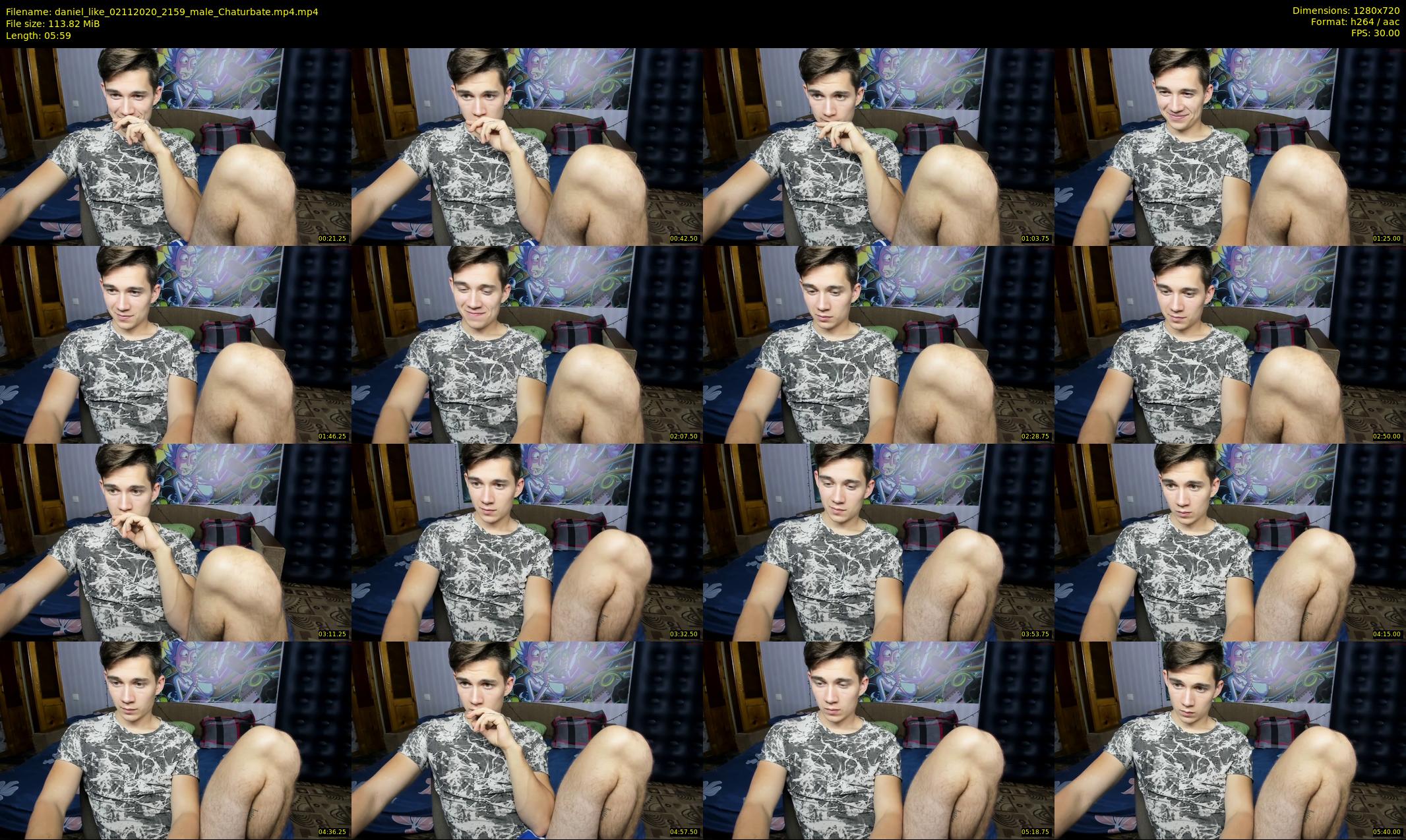 daniel_like — 6 minute Chaturbate male cam show recording, 720p, Nov 2, 2020