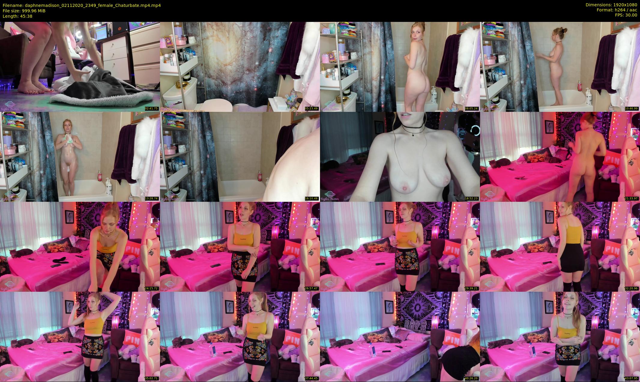 daphnemadison — 46 minute Chaturbate couple cam show recording, 1080p, Nov 2, 2020