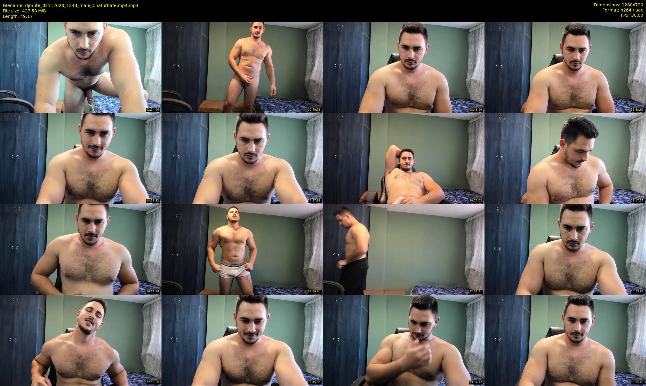 djmute — 50 minute Chaturbate male cam show recording, 720p, Nov 2, 2020