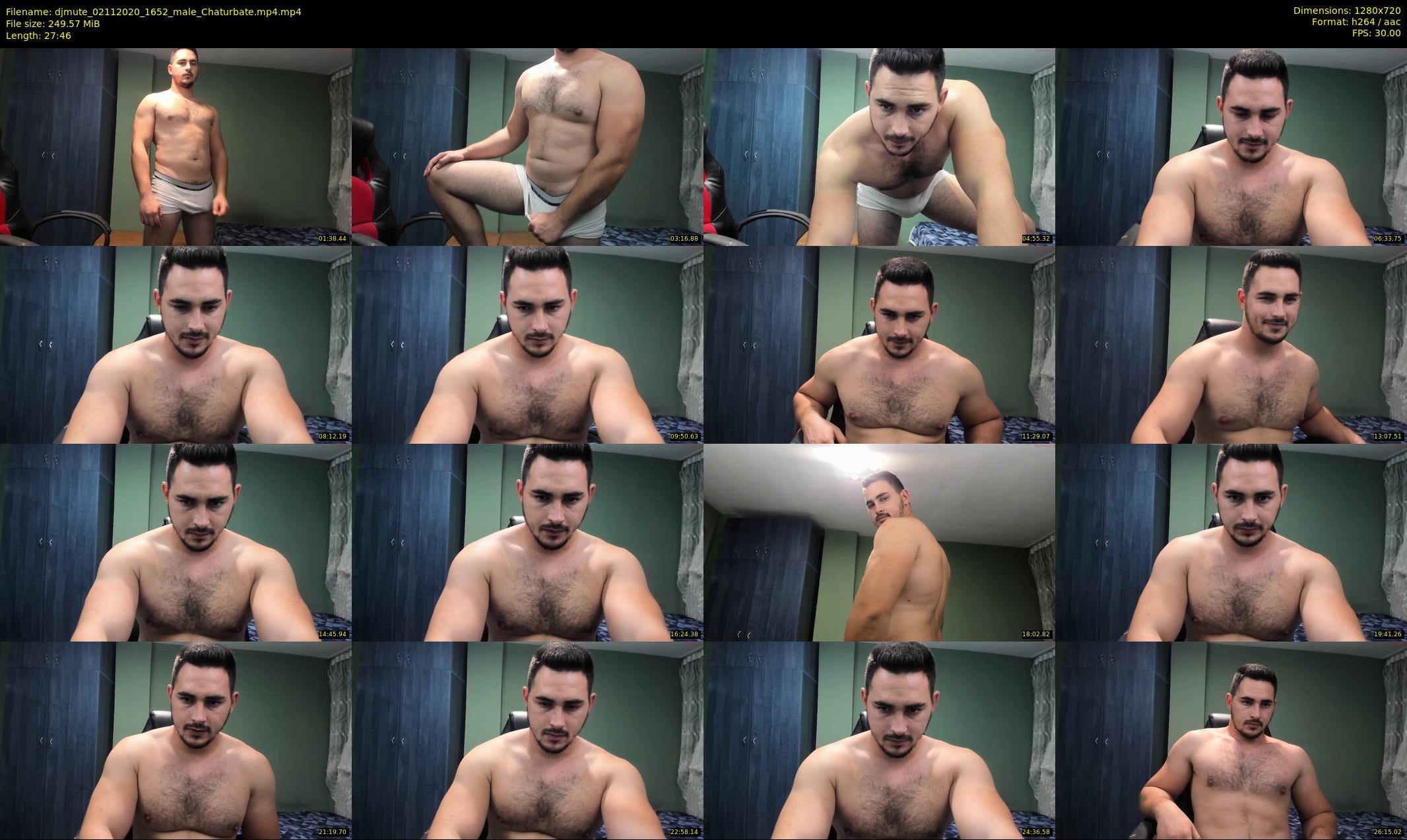 djmute — 28 minute Chaturbate male cam show recording, 720p, Nov 2, 2020