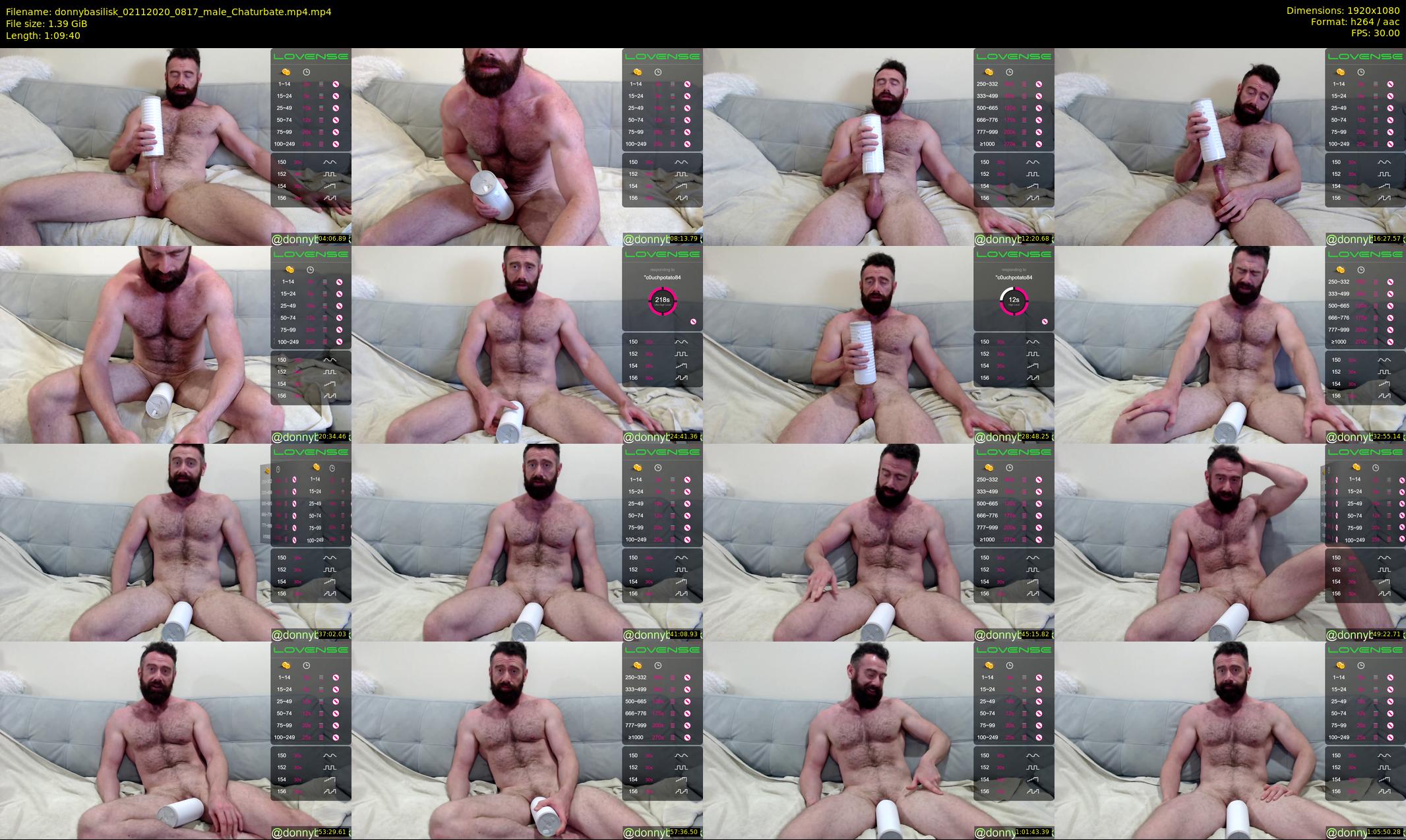 donnybasilisk — 70 minute Chaturbate male cam show recording, 1080p, Nov 2, 2020