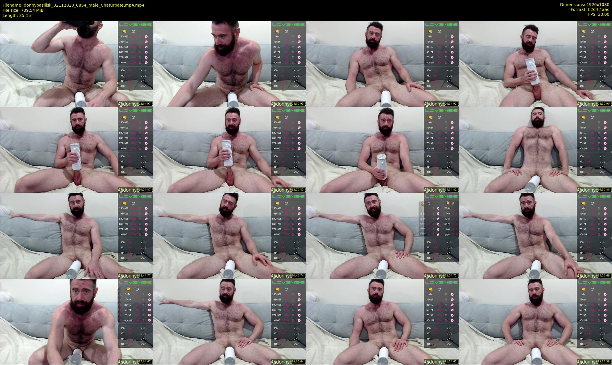 donnybasilisk — 36 minute Chaturbate male cam show recording, 1080p, Nov 2, 2020