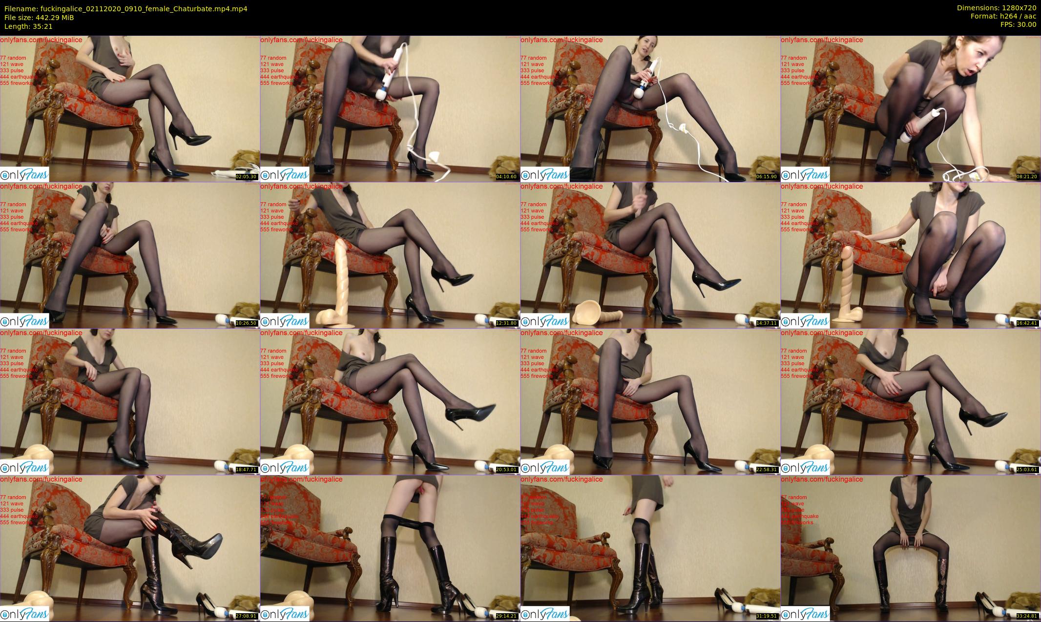 fuckingalice — 36 minute Chaturbate female cam show recording, 720p, Nov 2, 2020