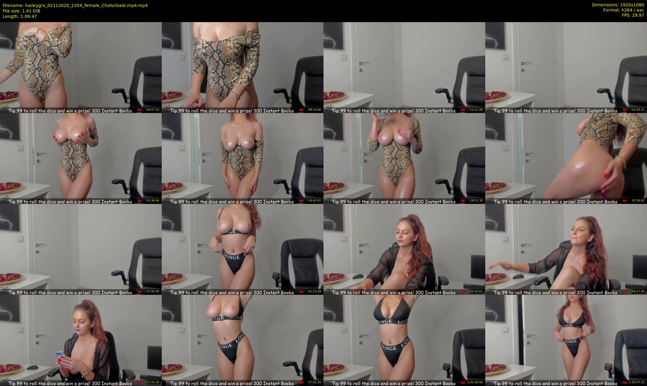 haileygrx — 70 minute Chaturbate female cam show recording, 1080p, Nov 2, 2020
