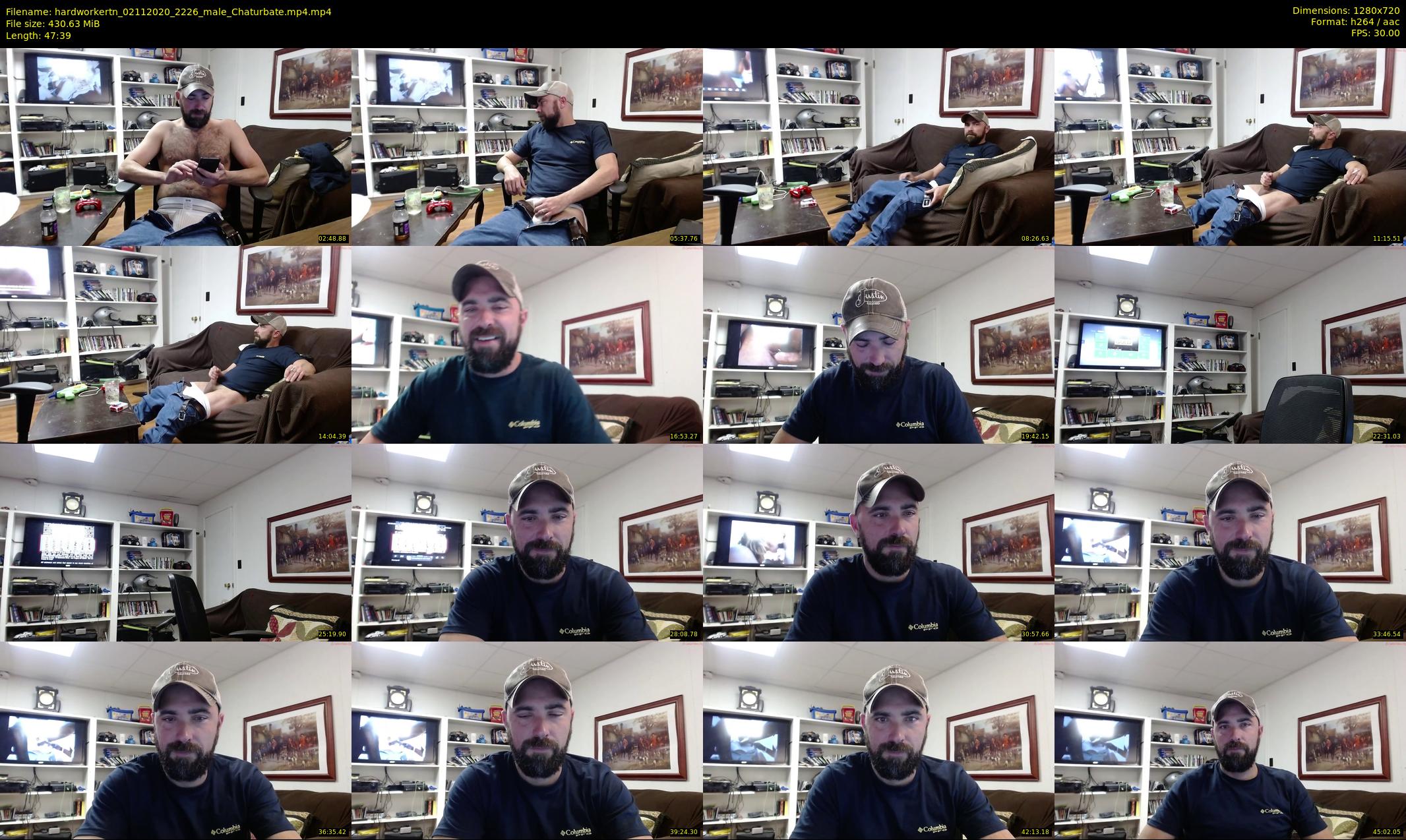 hardworkertn — 48 minute Chaturbate male cam show recording, 720p, Nov 2, 2020