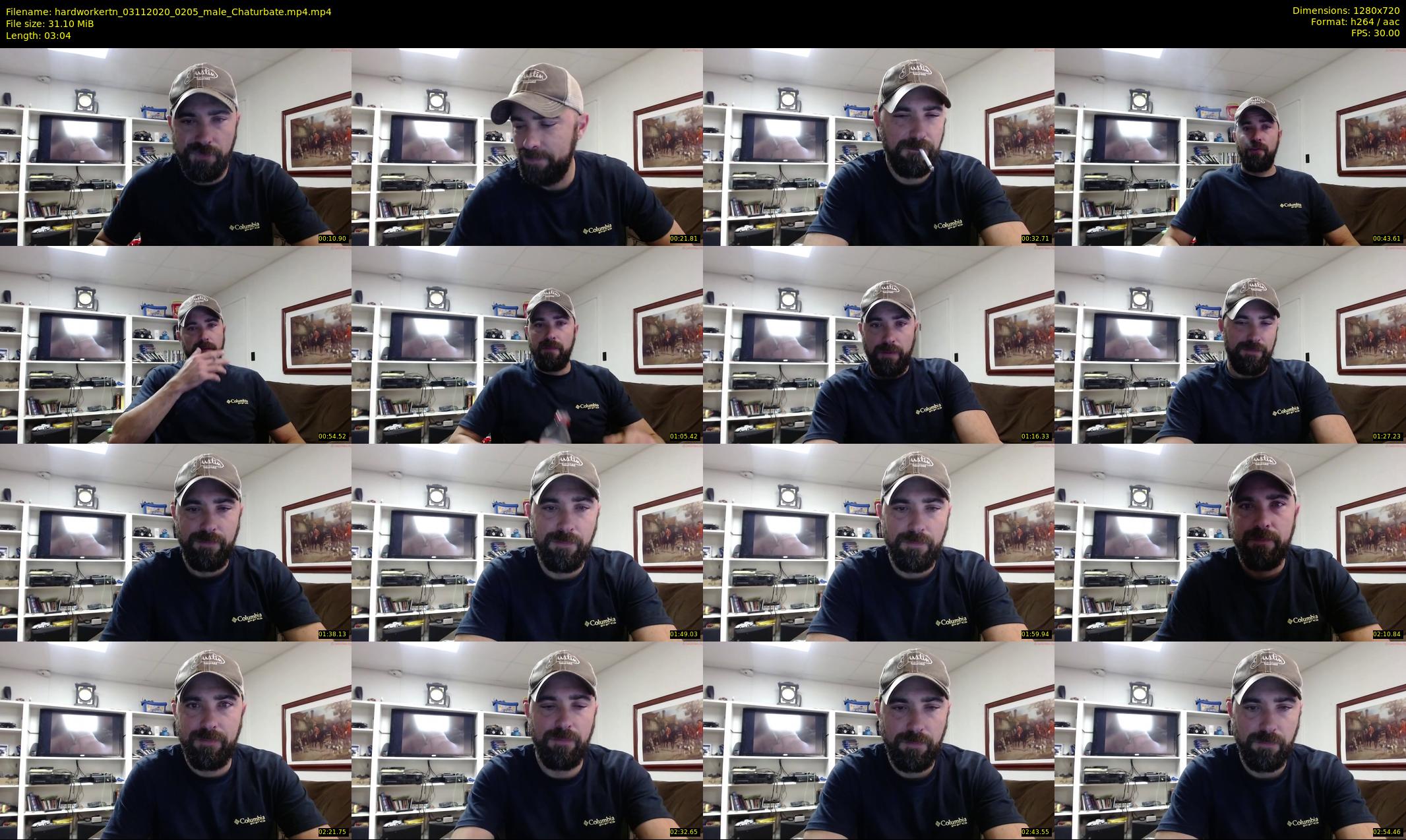 hardworkertn — 4 minute Chaturbate male cam show recording, 720p, Nov 3, 2020