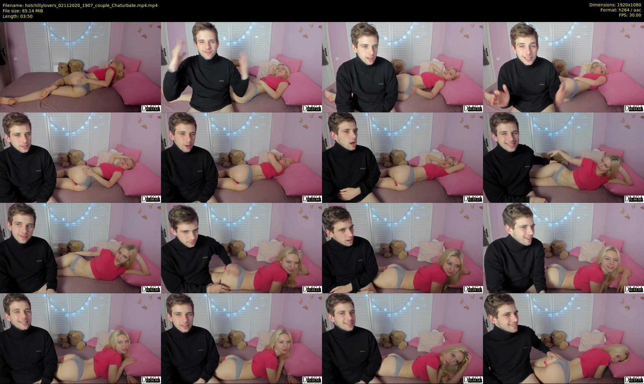 hotchillylovers — 4 minute Chaturbate couple cam show recording, 1080p, Nov 2, 2020