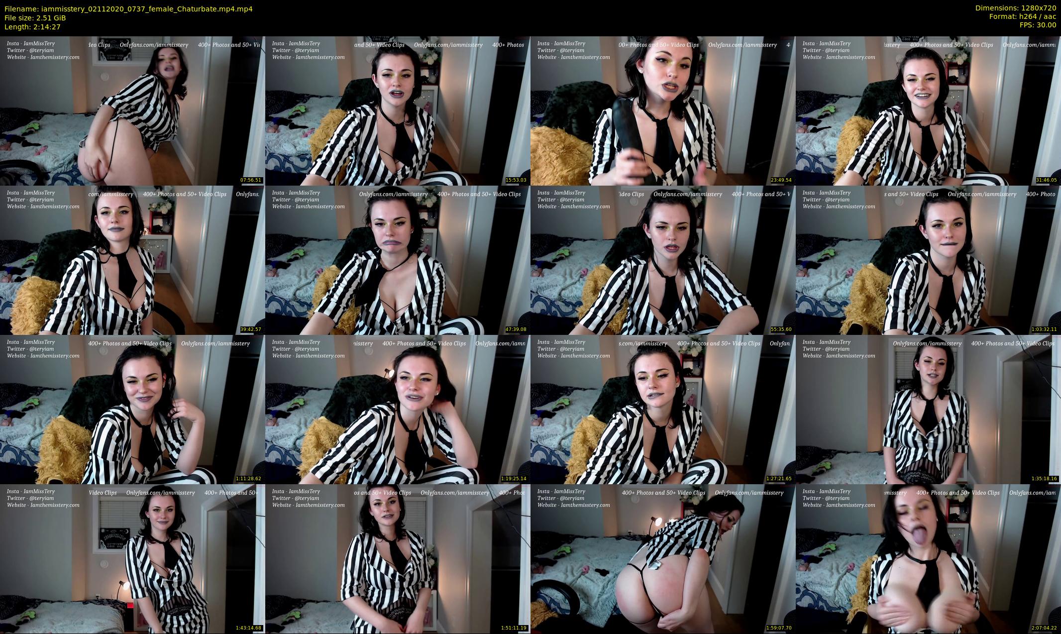 iammisstery — 135 minute Chaturbate female cam show recording, 720p, Nov 2, 2020