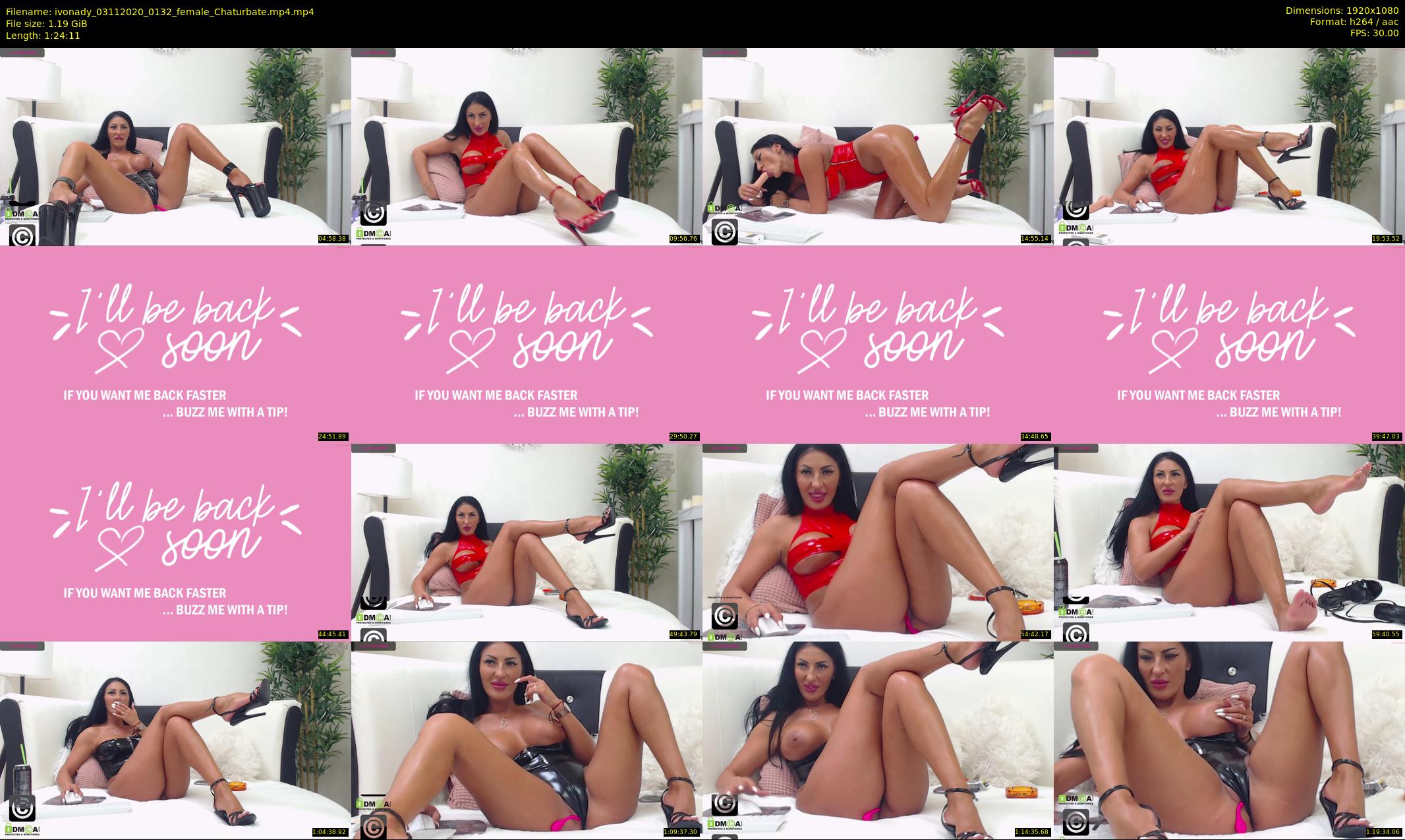 ivonady — 85 minute Chaturbate female cam show recording, 1080p, Nov 3, 2020