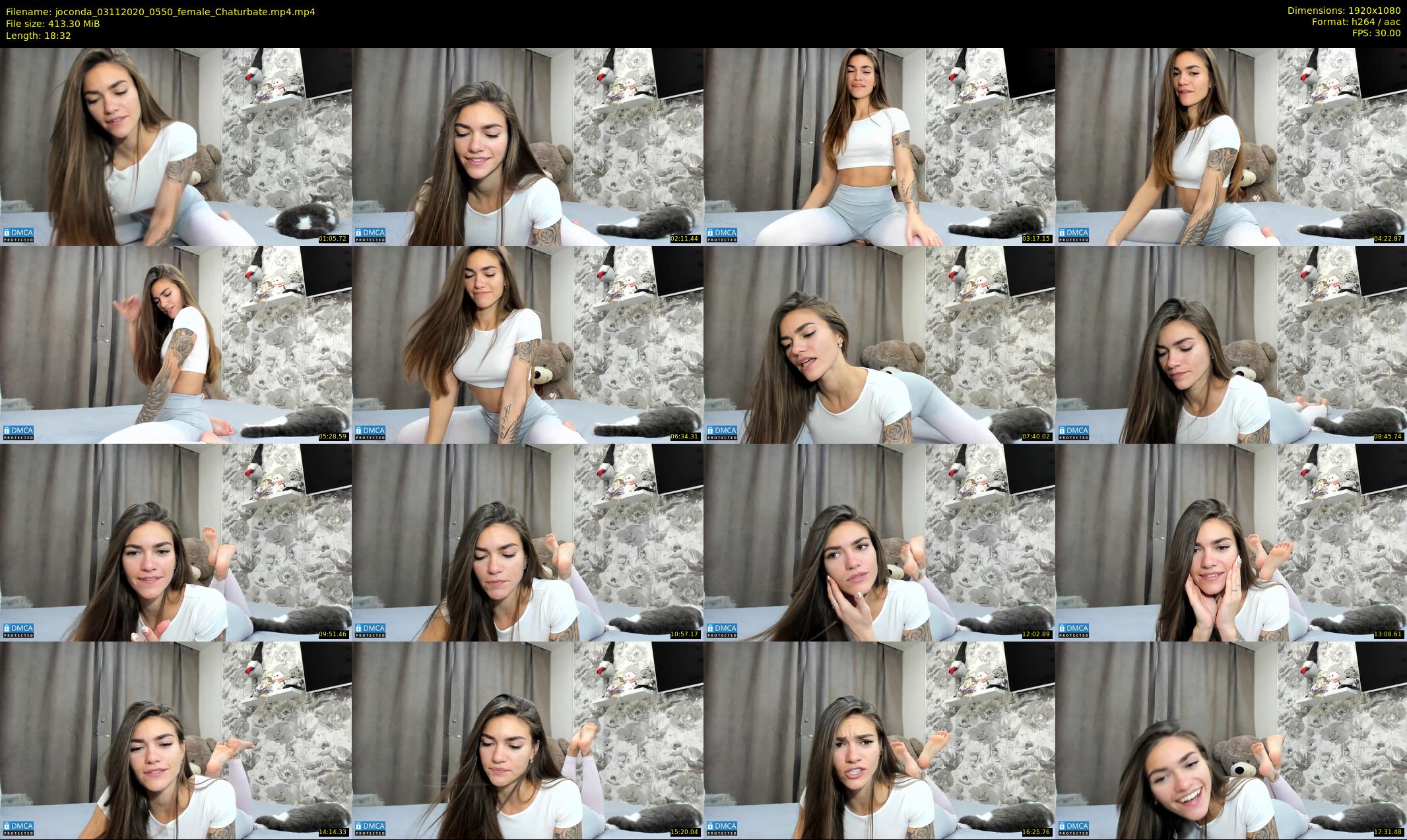 joconda — 19 minute Chaturbate female cam show recording, 1080p, Nov 3, 2020