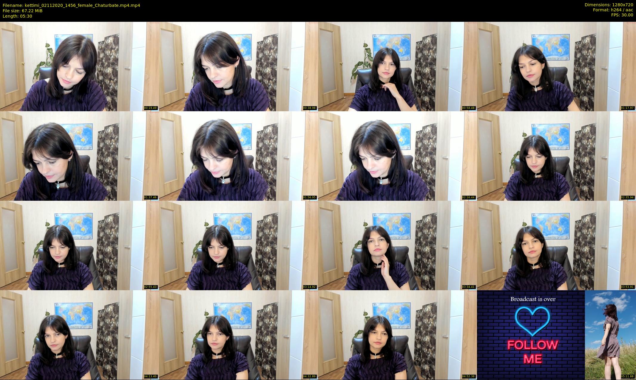 kettimi — 6 minute Chaturbate female cam show recording, 720p, Nov 2, 2020