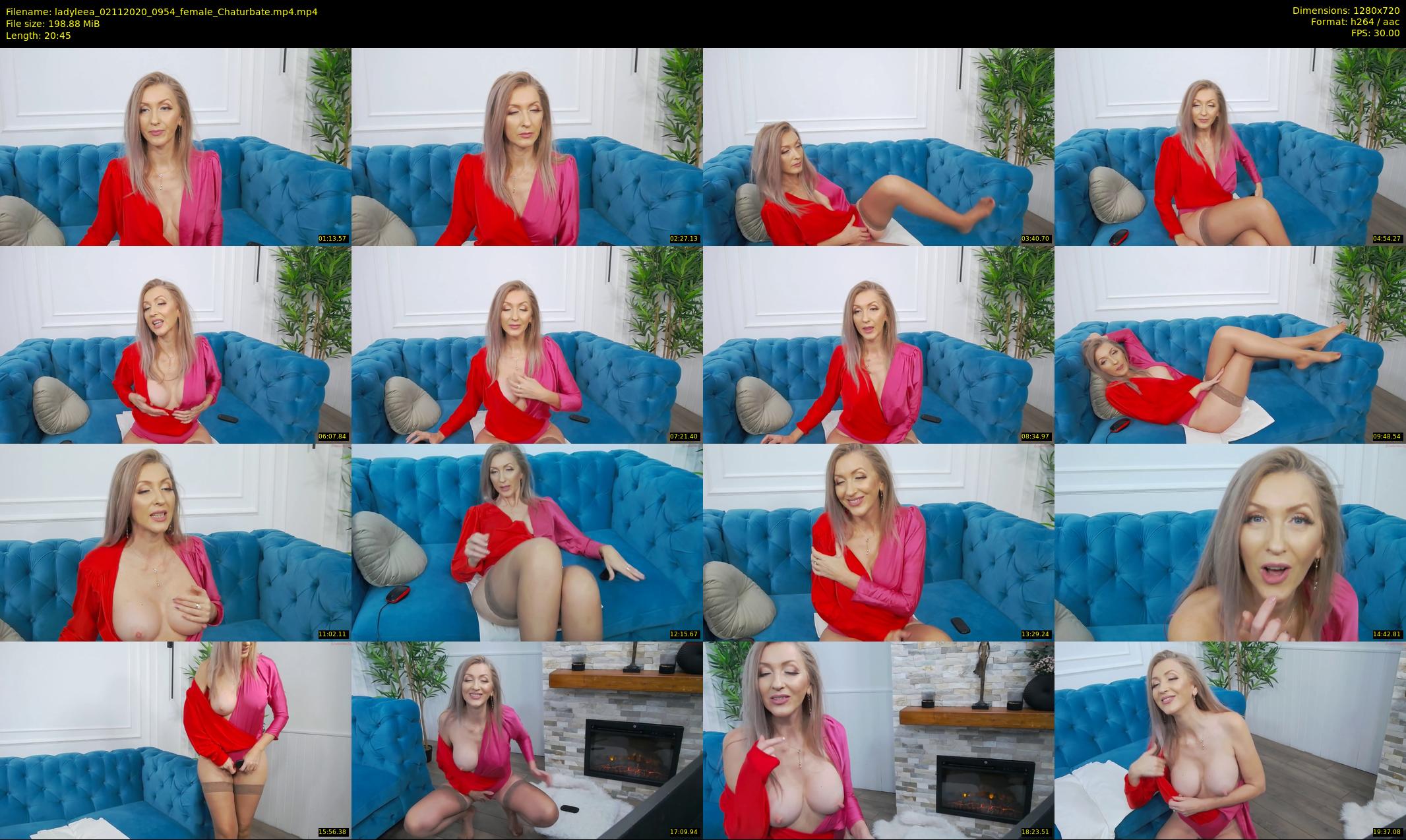 ladyleea — 21 minute Chaturbate female cam show recording, 720p, Nov 2, 2020