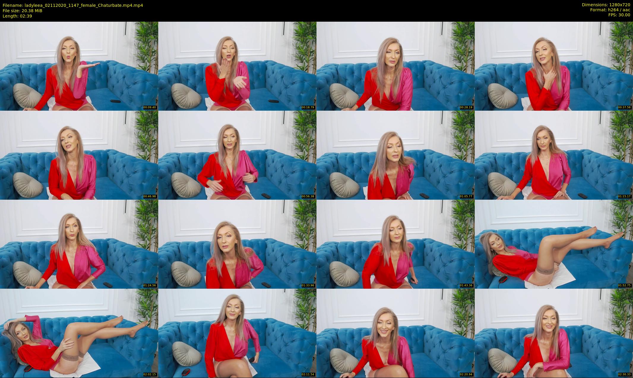 ladyleea — 3 minute Chaturbate female cam show recording, 720p, Nov 2, 2020