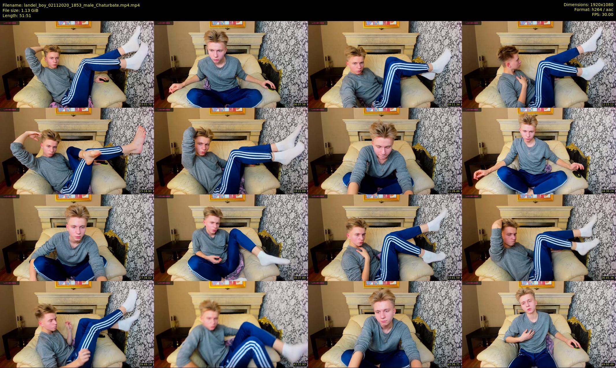 landel_boy — 52 minute Chaturbate male cam show recording, 1080p, Nov 2, 2020