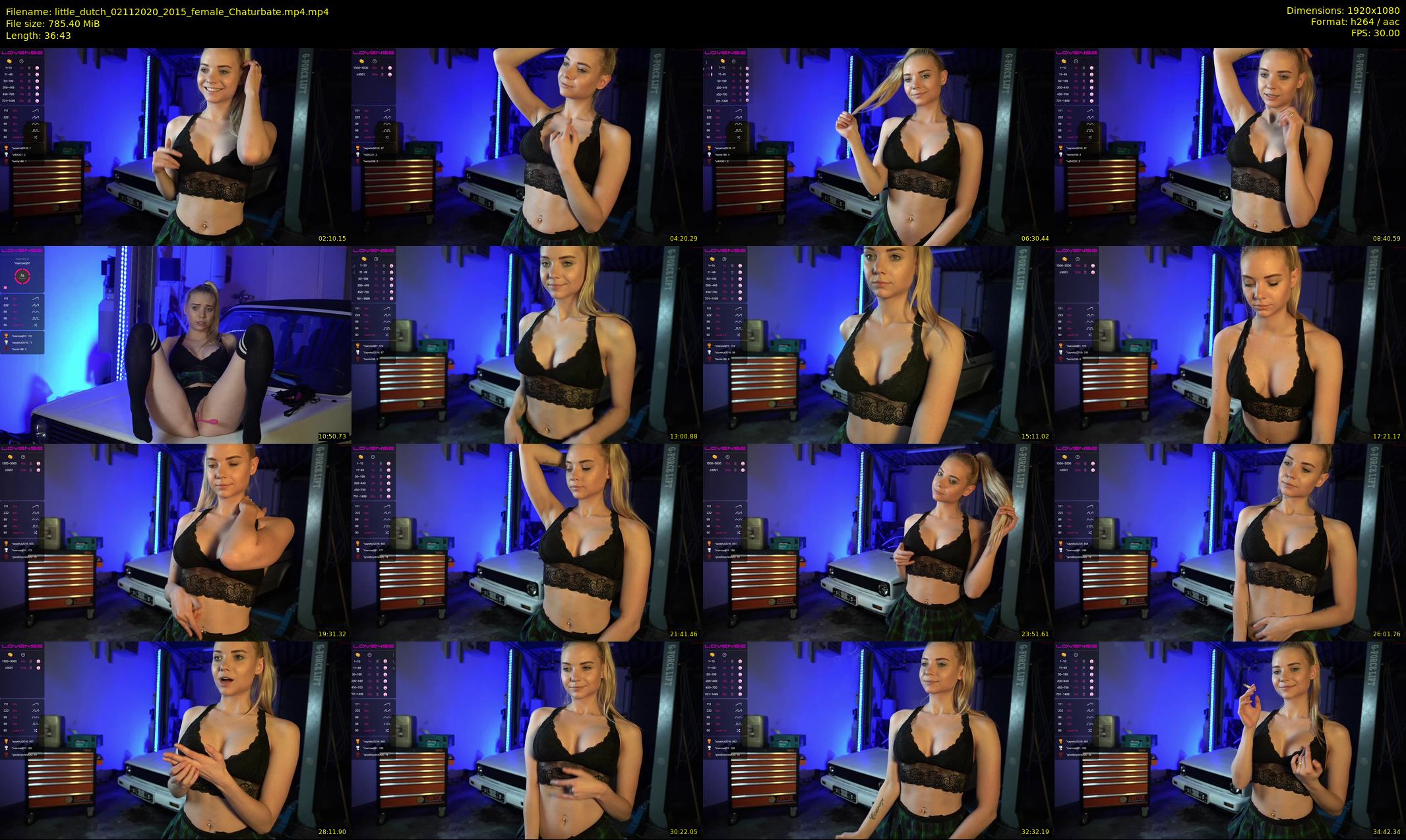 little_dutch — 37 minute Chaturbate female cam show recording, 1080p, Nov 2, 2020