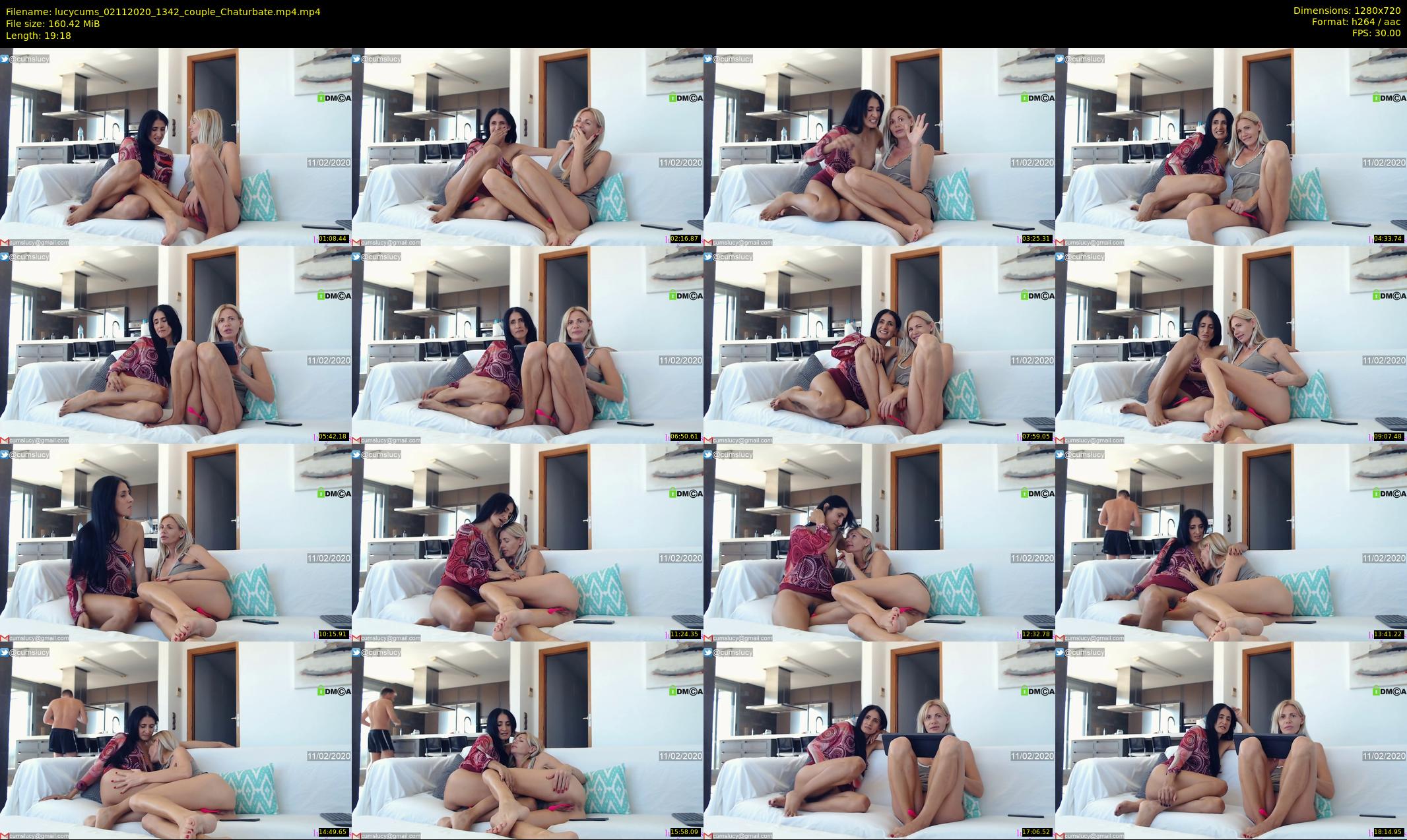 lucycums — 20 minute Chaturbate couple cam show recording, 720p, Nov 2, 2020