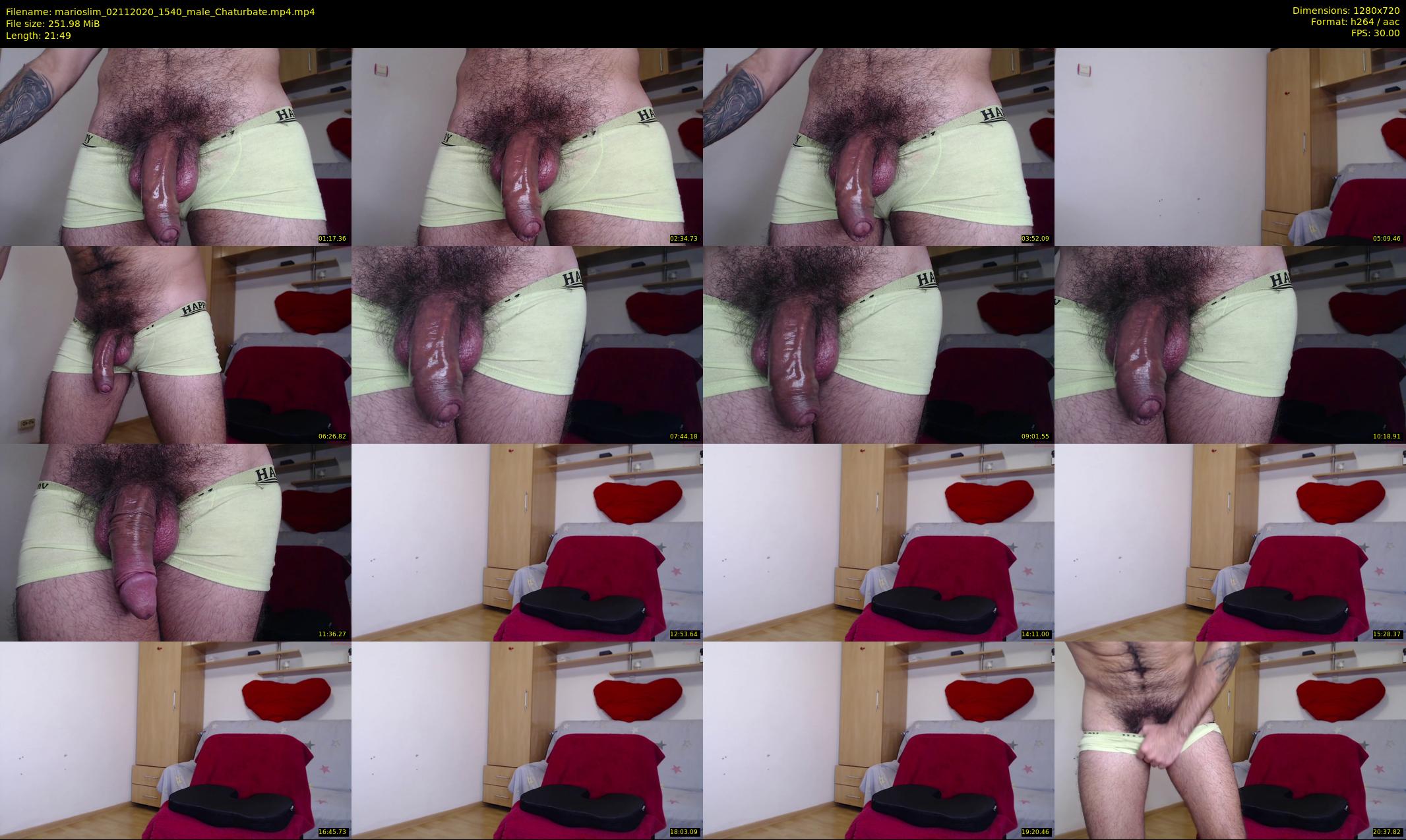 marioslim — 22 minute Chaturbate male cam show recording, 720p, Nov 2, 2020