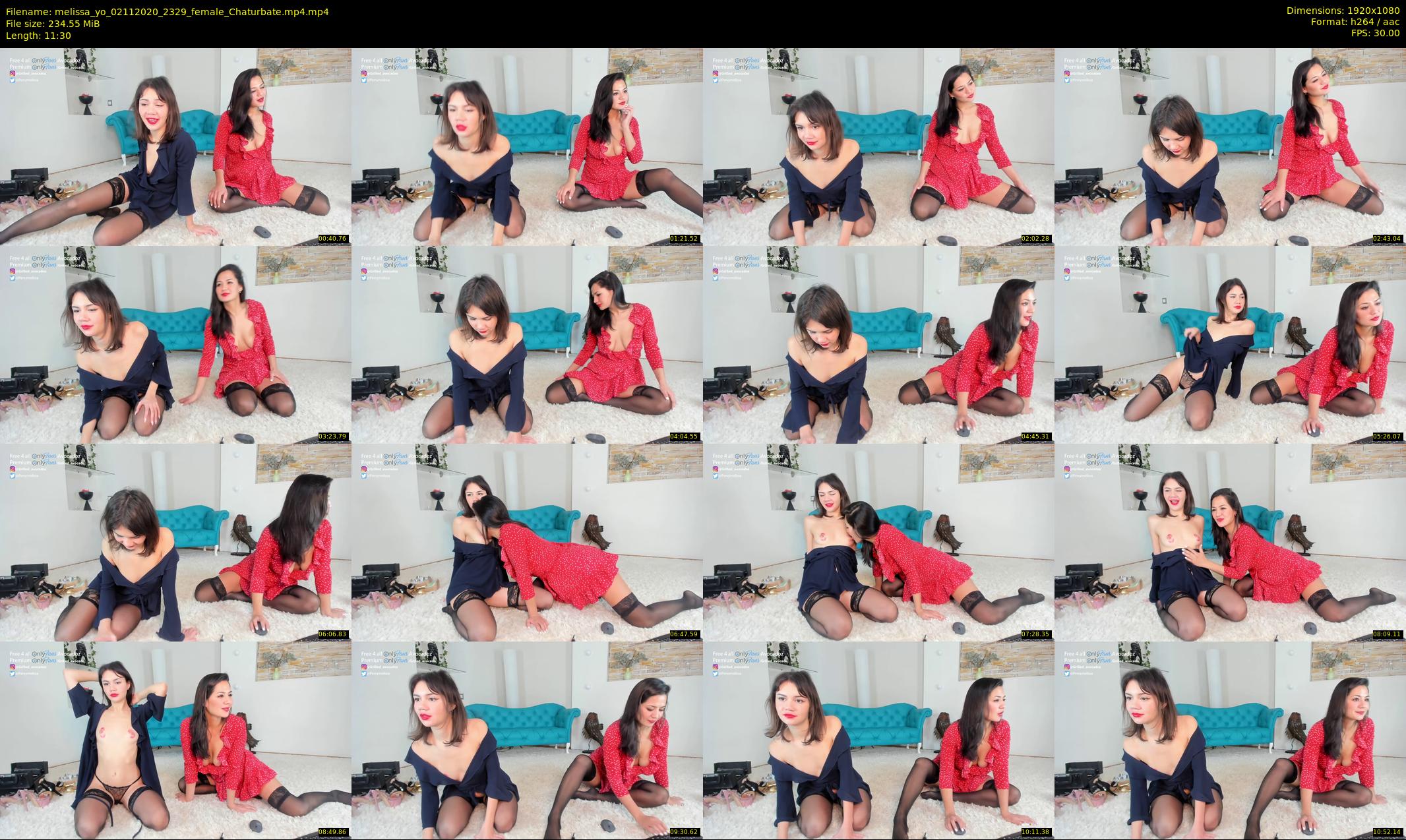 melissa_yo — 12 minute Chaturbate female cam show recording, 1080p, Nov 2, 2020