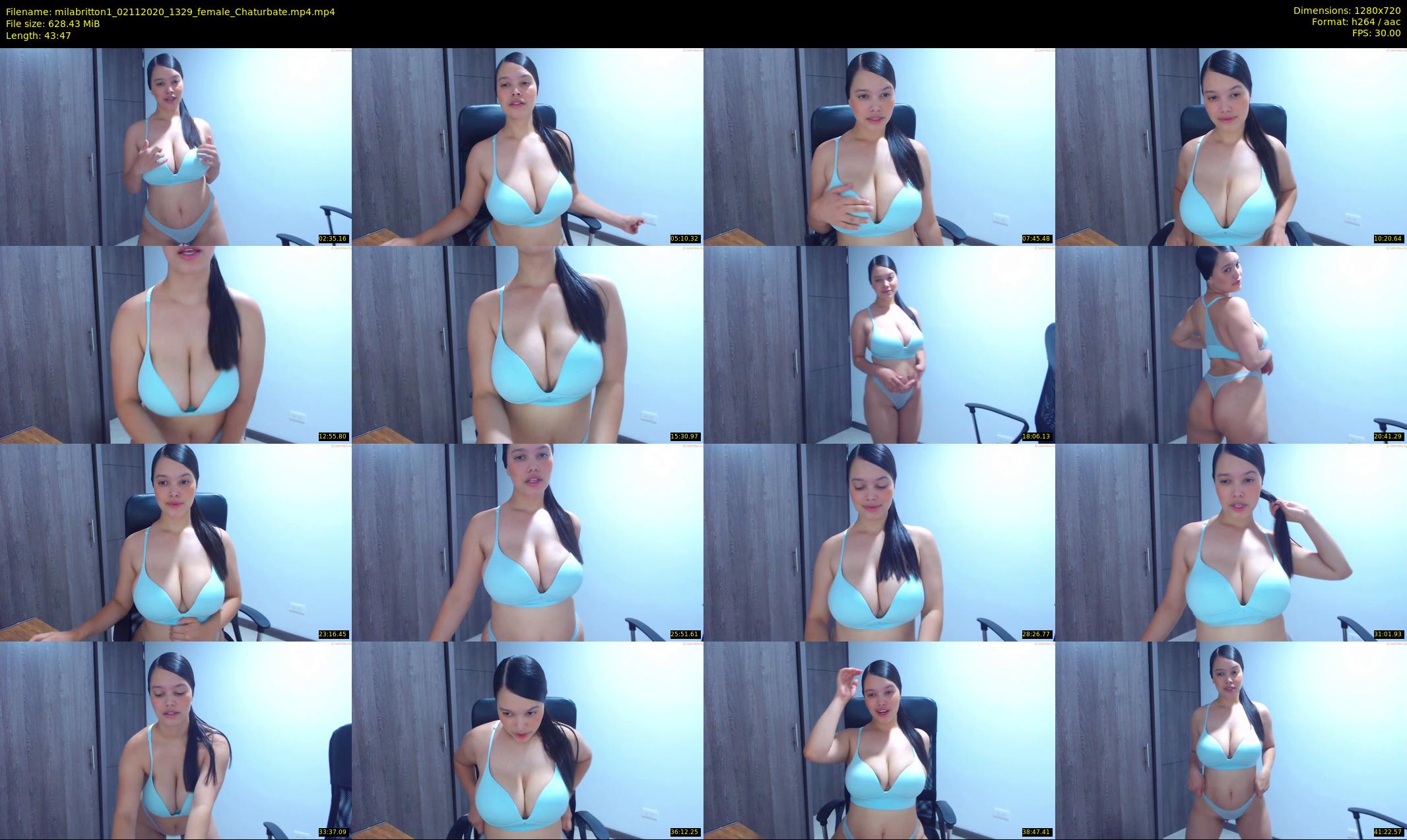 milabritton1 — 44 minute Chaturbate female cam show recording, 720p, Nov 2, 2020