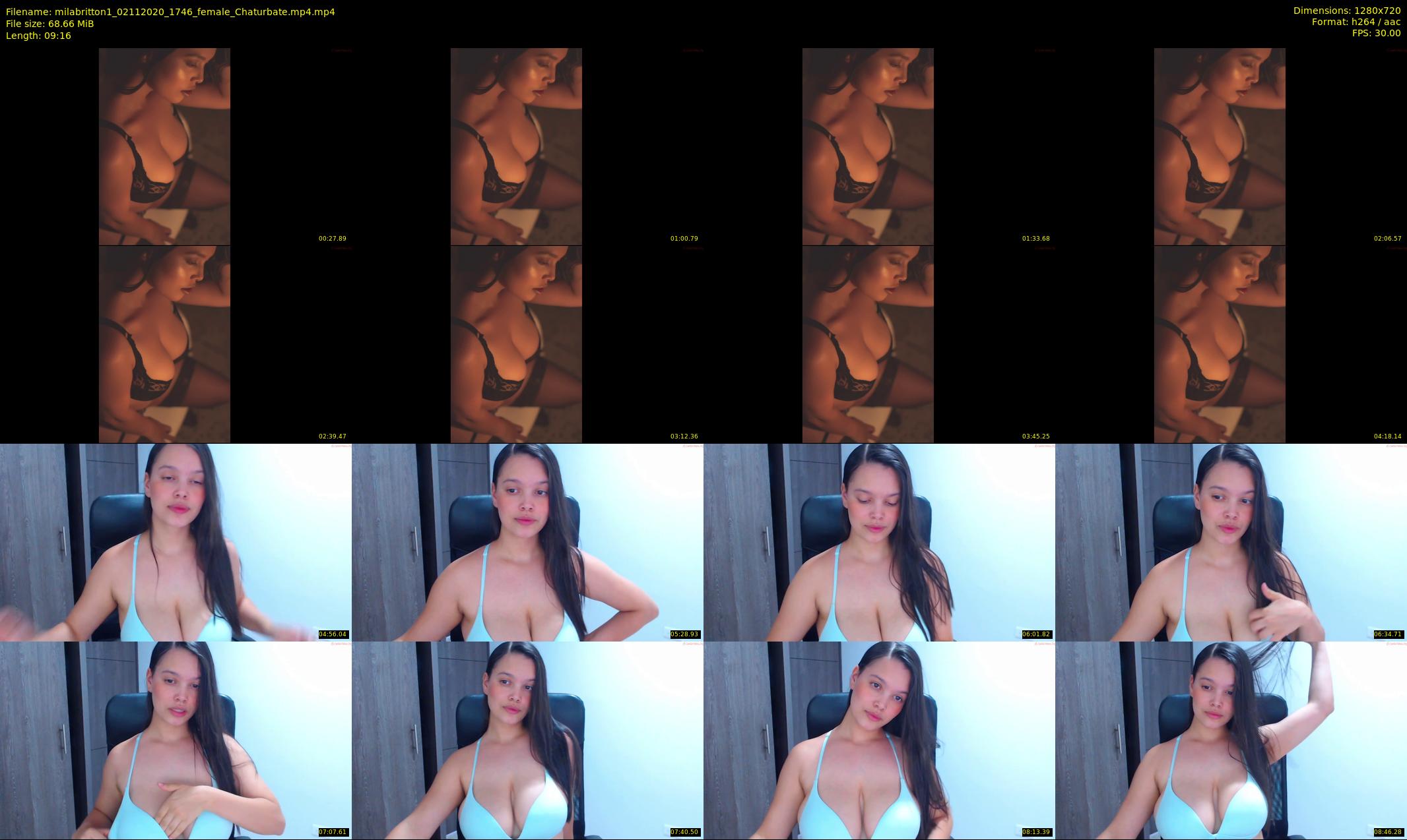 milabritton1 — 10 minute Chaturbate female cam show recording, 720p, Nov 2, 2020