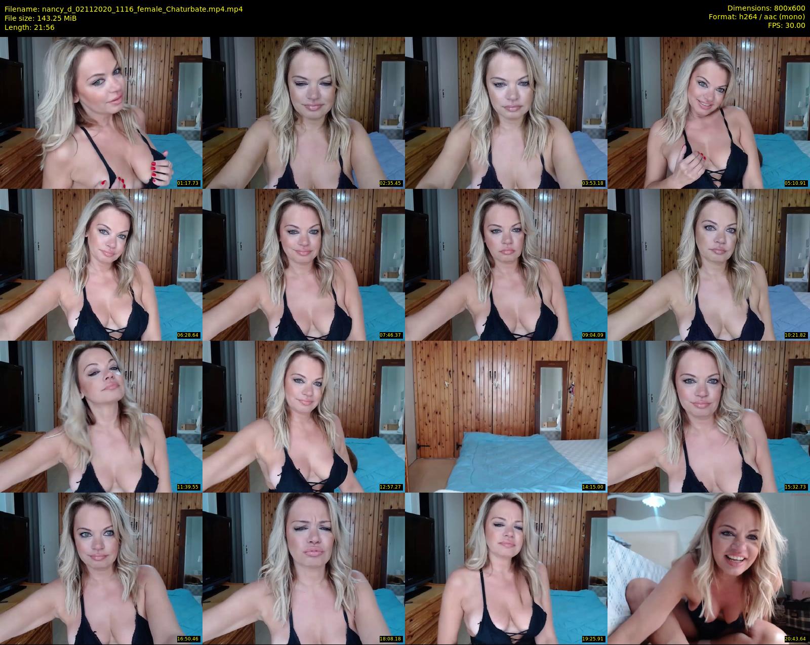 nancy_d — 22 minute Chaturbate female cam show recording, 480p, Nov 2, 2020