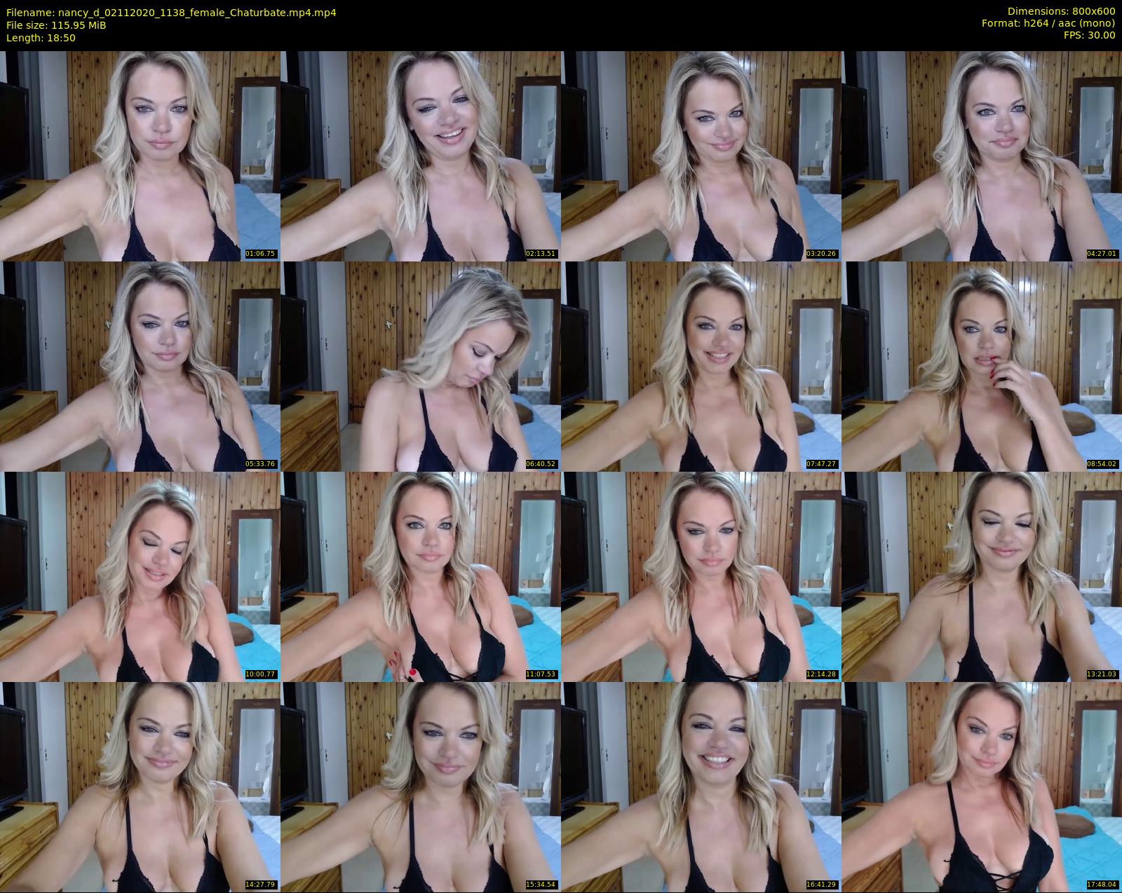 nancy_d — 19 minute Chaturbate female cam show recording, 480p, Nov 2, 2020