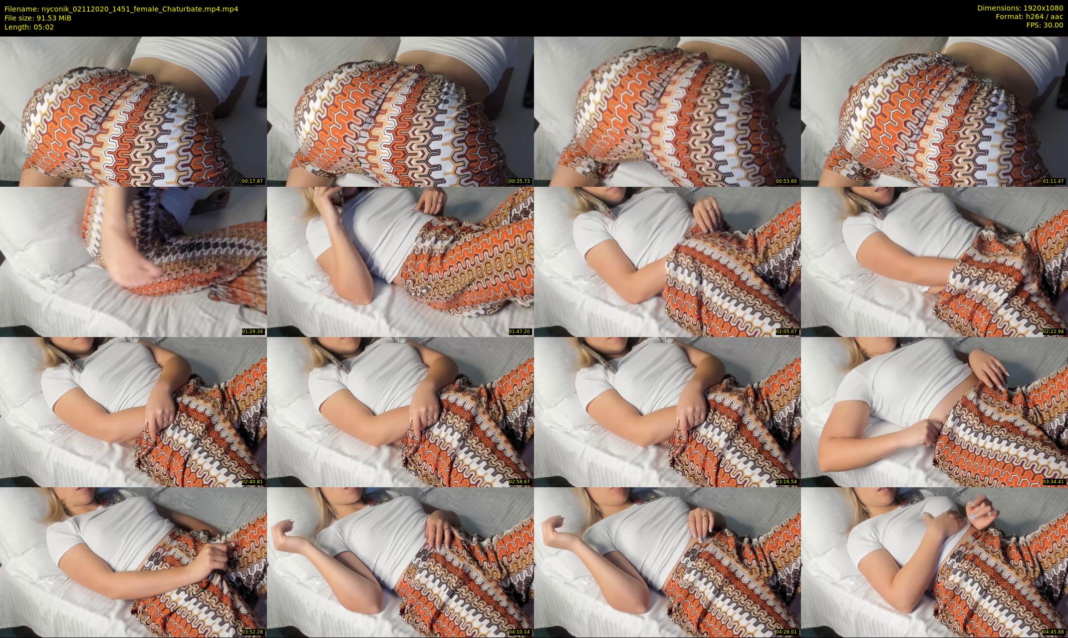 nyconik — 6 minute Chaturbate female cam show recording, 1080p, Nov 2, 2020