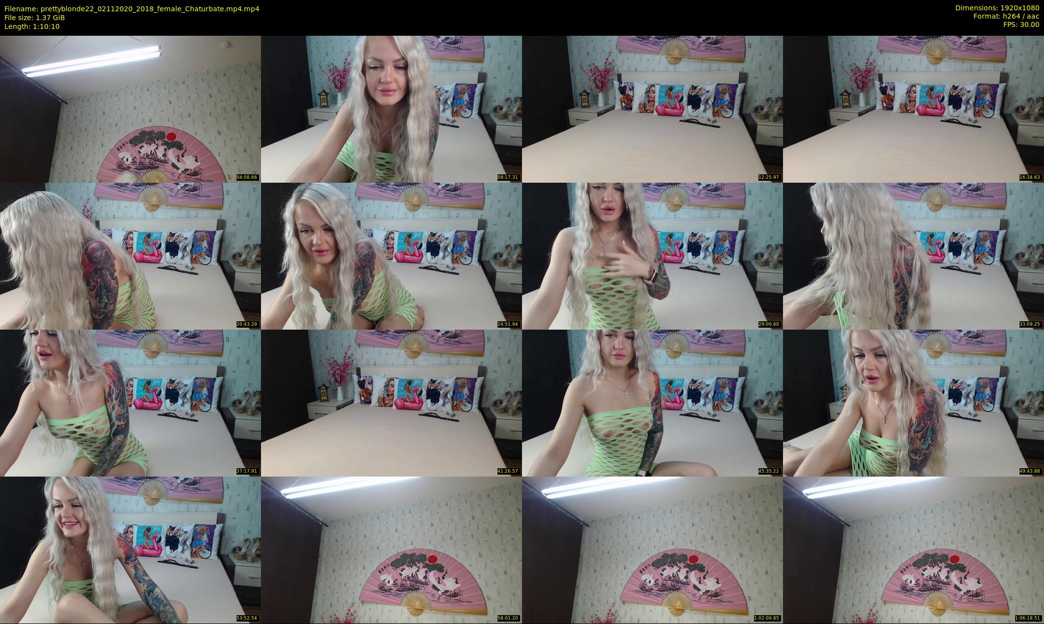 prettyblonde22 — 71 minute Chaturbate female cam show recording, 1080p, Nov 2, 2020