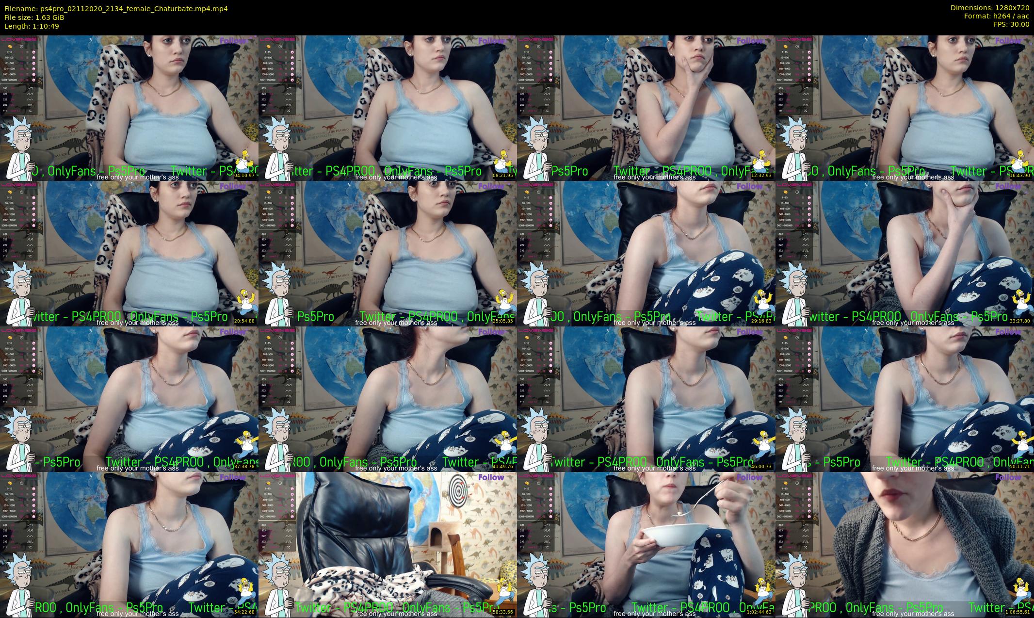ps4pro — 71 minute Chaturbate female cam show recording, 720p, Nov 2, 2020