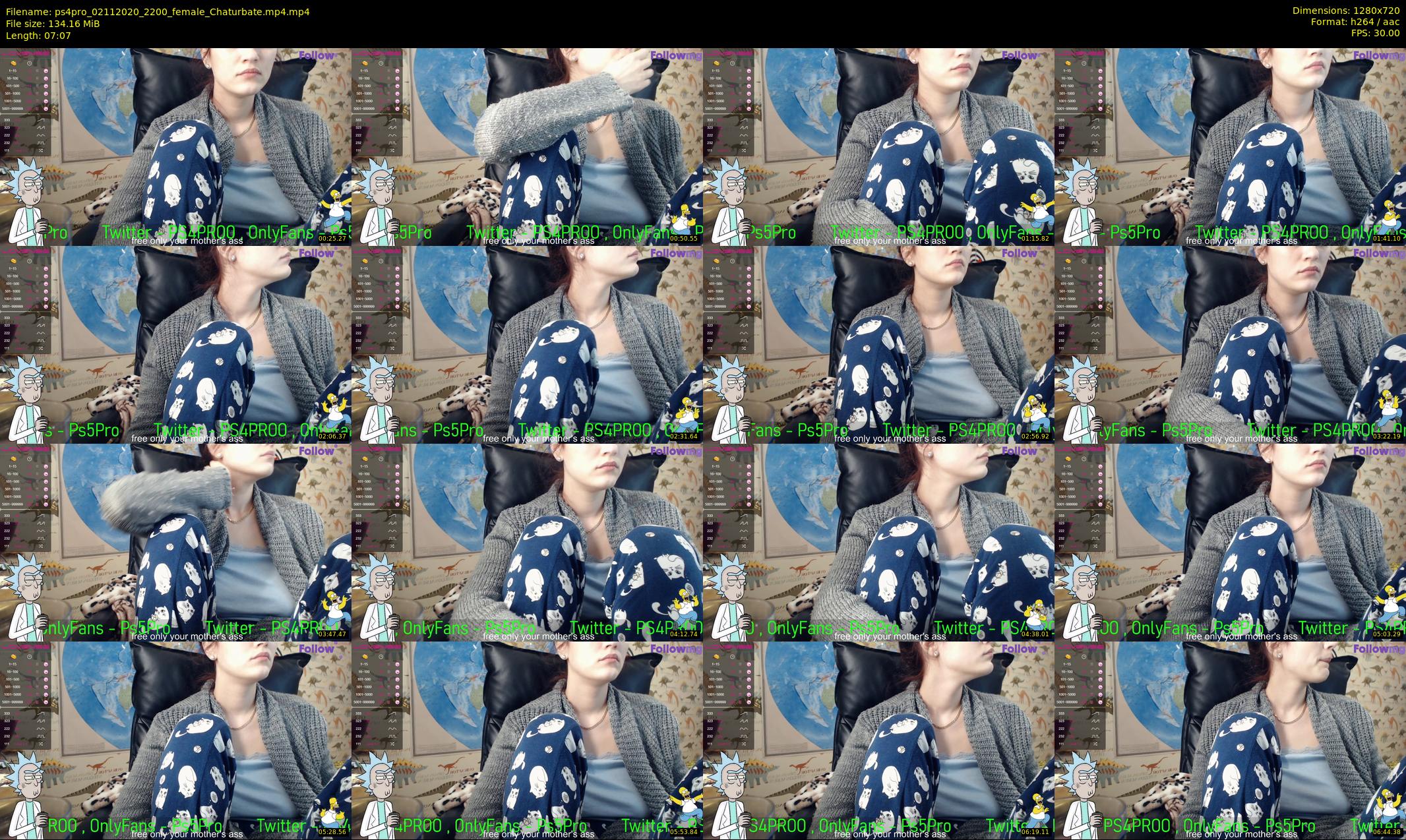 ps4pro — 8 minute Chaturbate female cam show recording, 720p, Nov 2, 2020