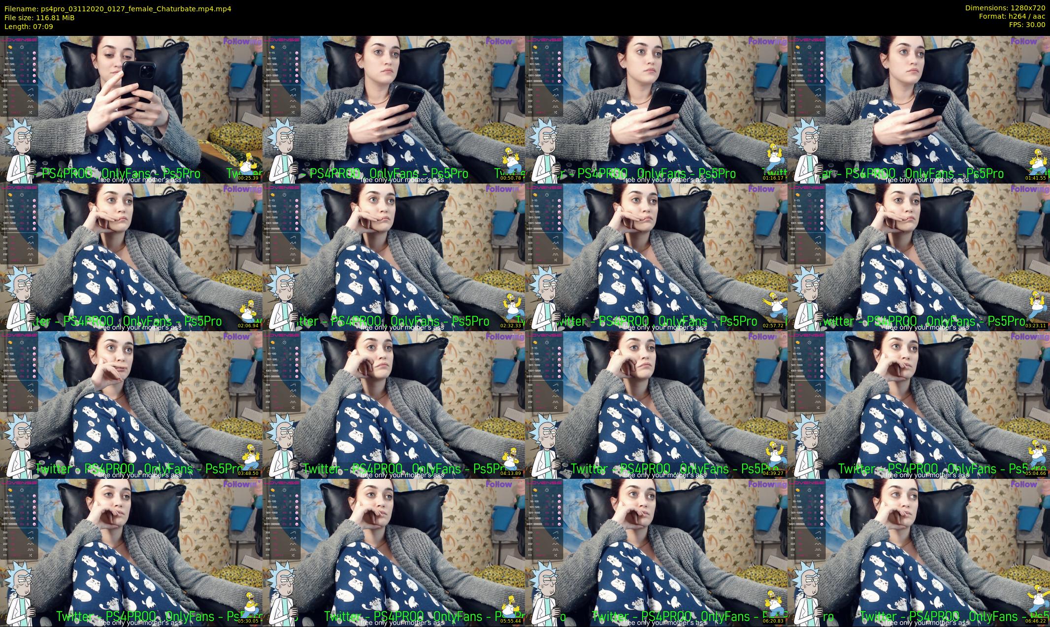 ps4pro — 8 minute Chaturbate female cam show recording, 720p, Nov 3, 2020