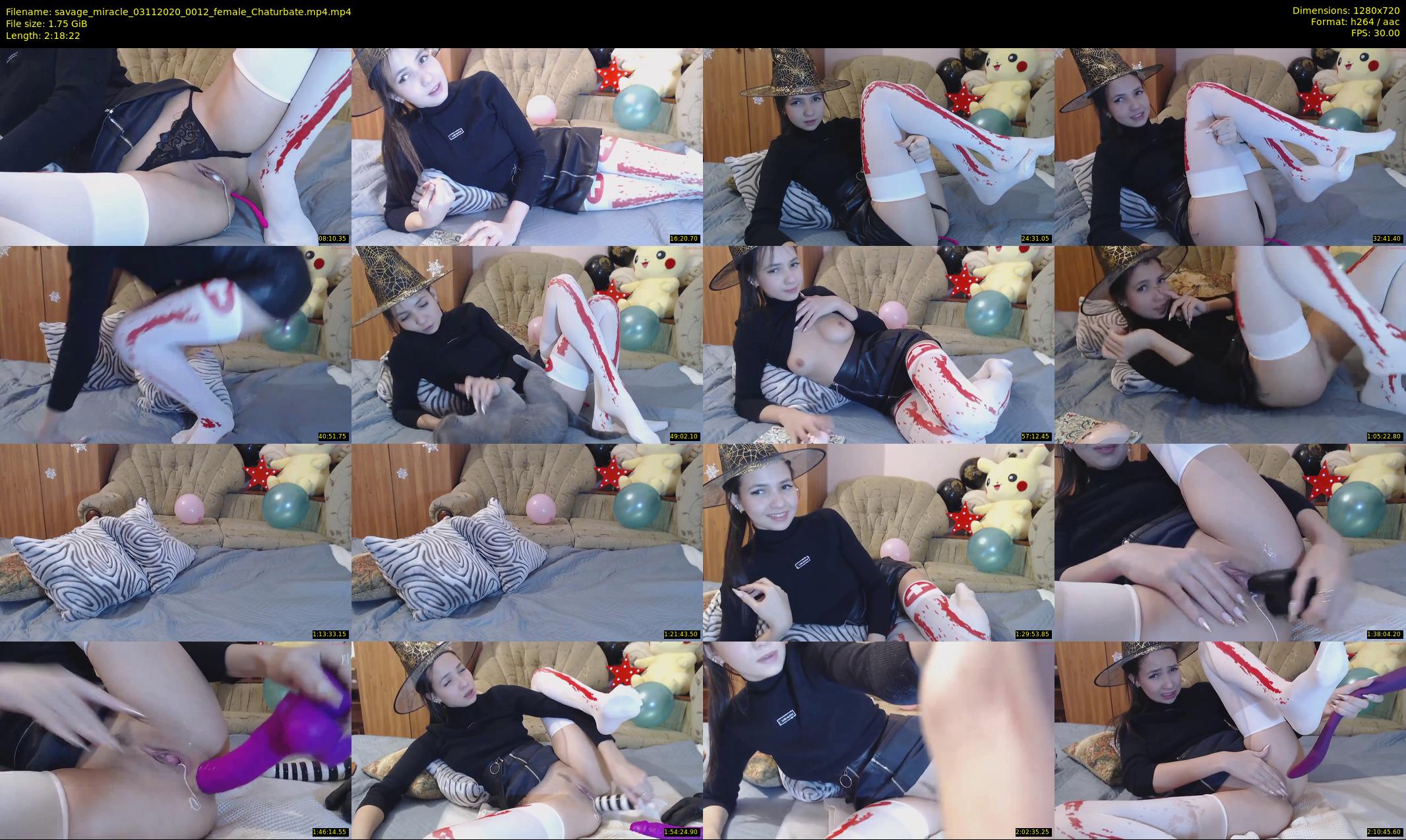 savage_miracle — 139 minute Chaturbate female cam show recording, 720p, Nov 3, 2020