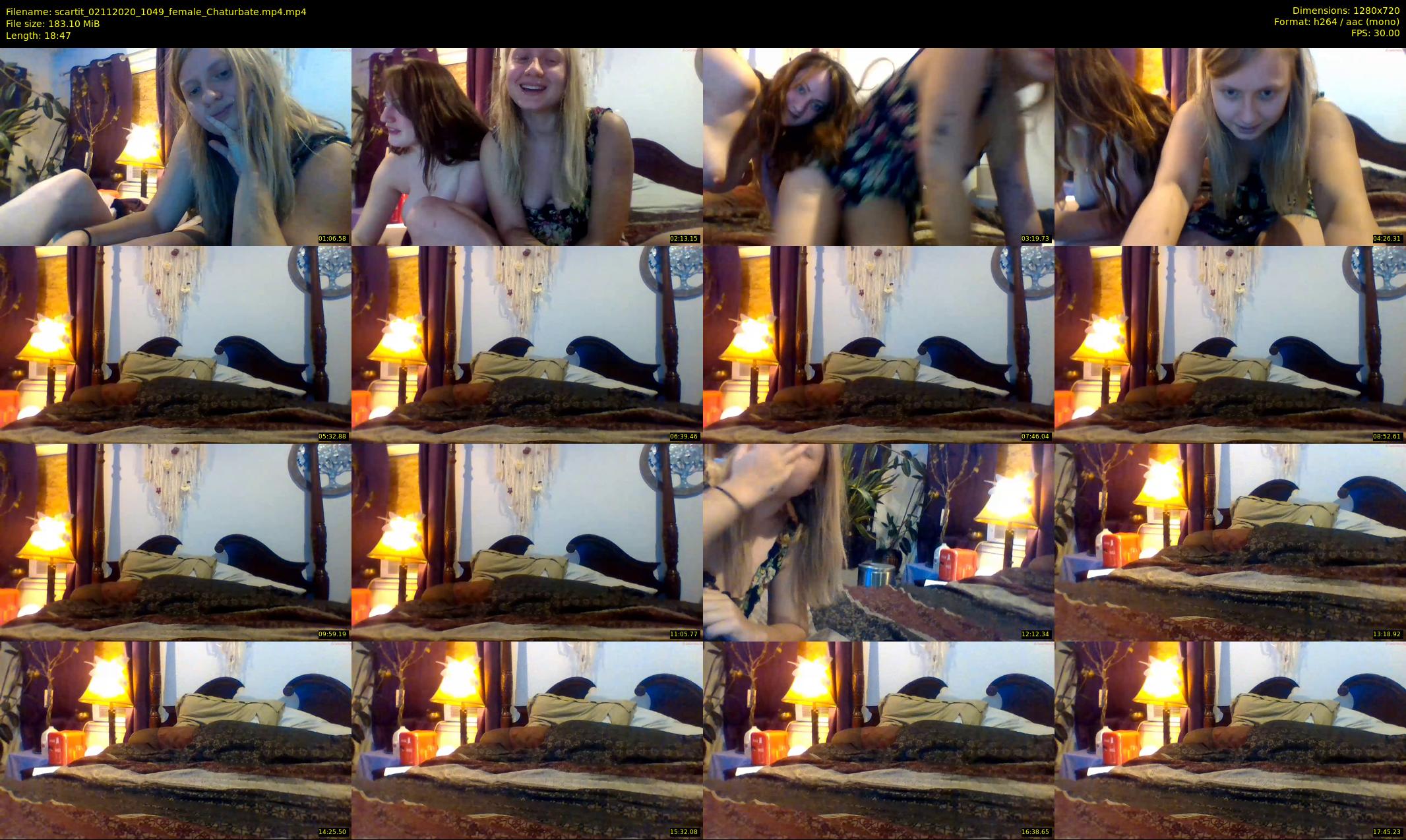 scartit — 19 minute Chaturbate female cam show recording, 720p, Nov 2, 2020