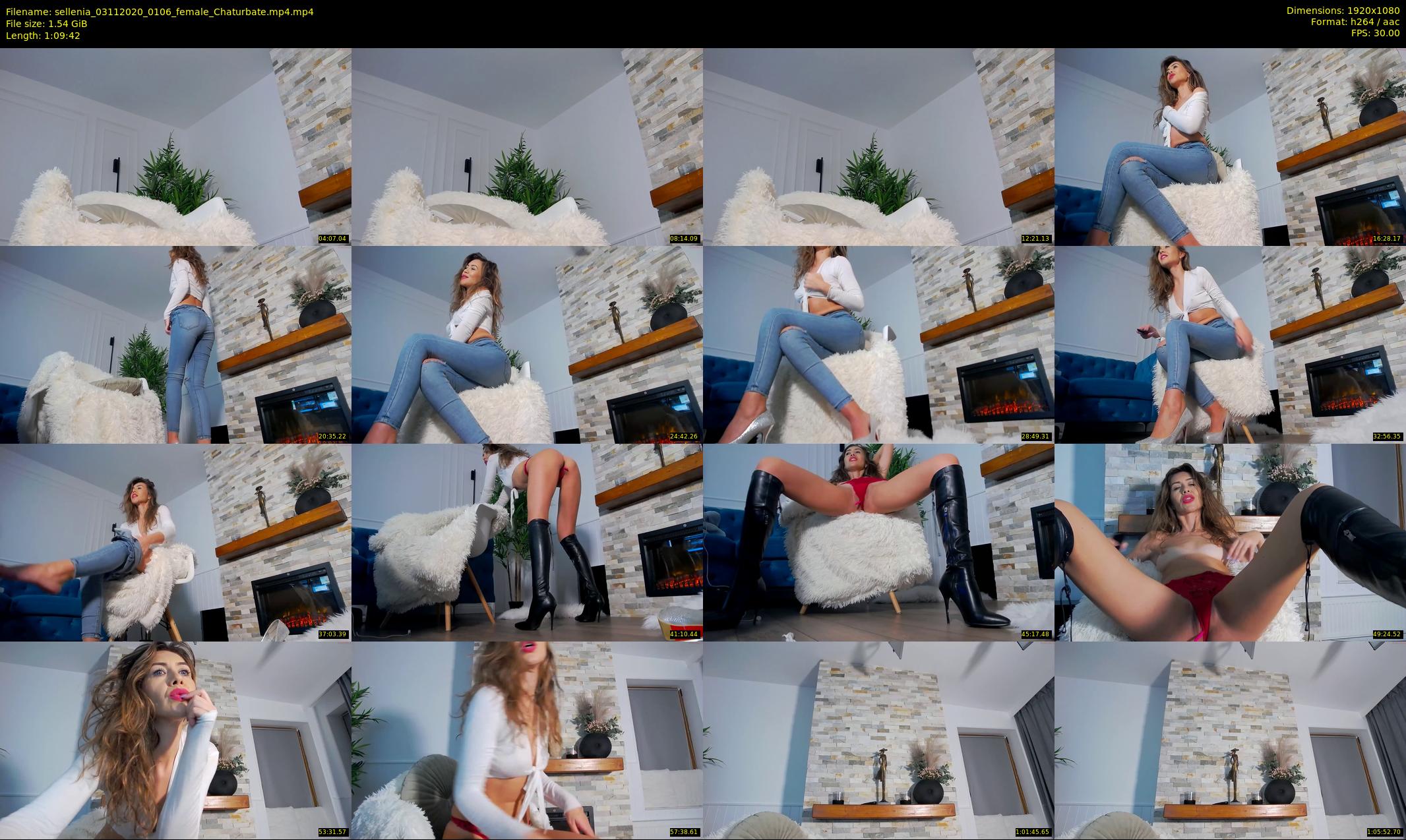 sellenia — 70 minute Chaturbate female cam show recording, 1080p, Nov 3, 2020