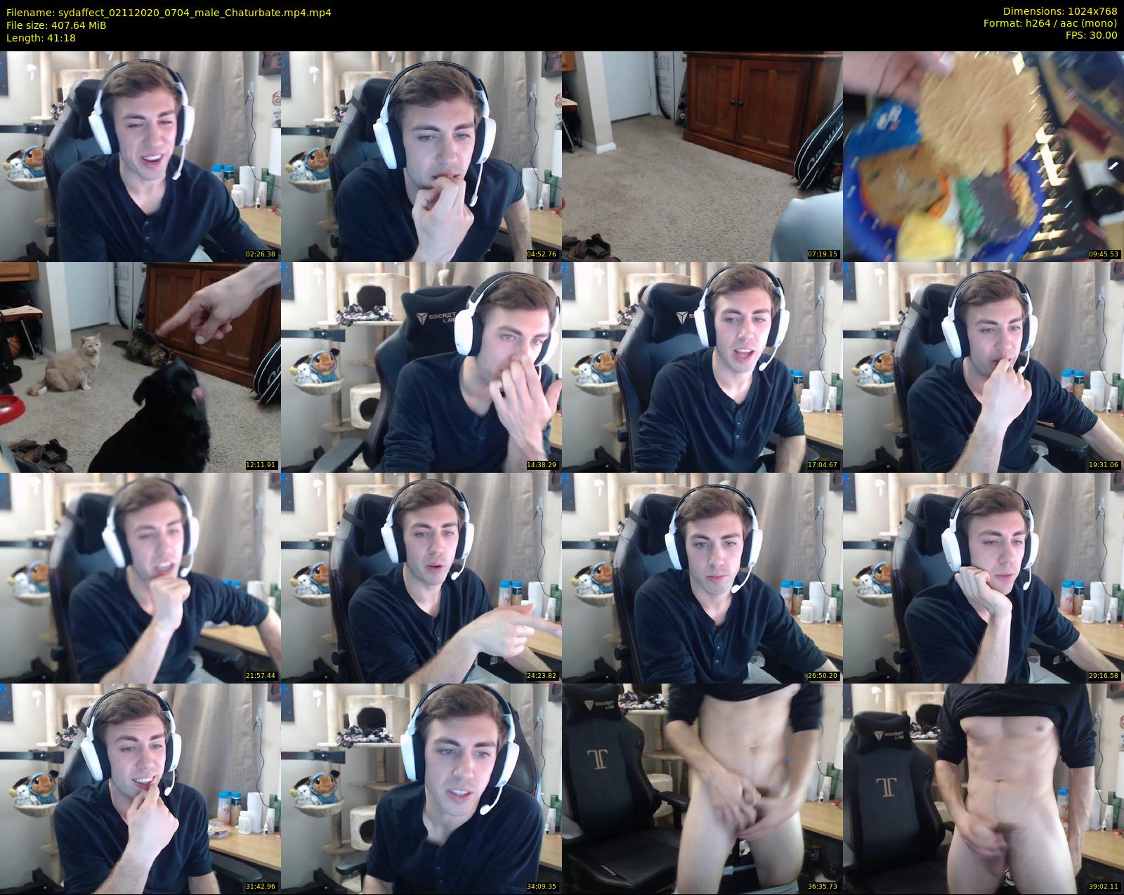 sydaffect — 42 minute Chaturbate male cam show recording, 720p, Nov 2, 2020