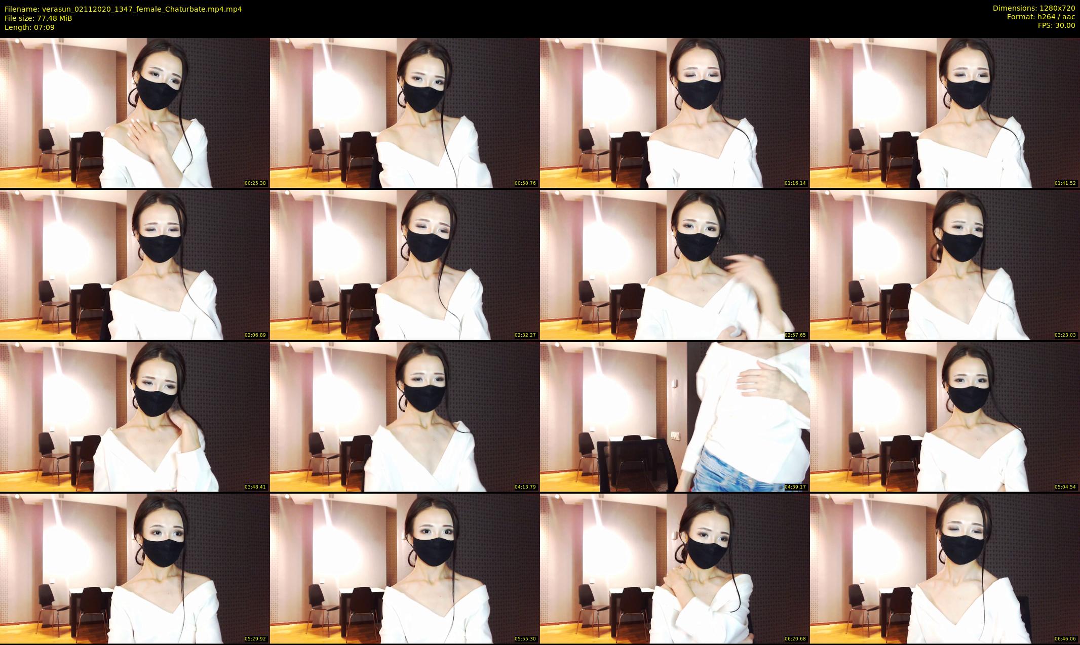 verasun — 8 minute Chaturbate female cam show recording, 720p, Nov 2, 2020
