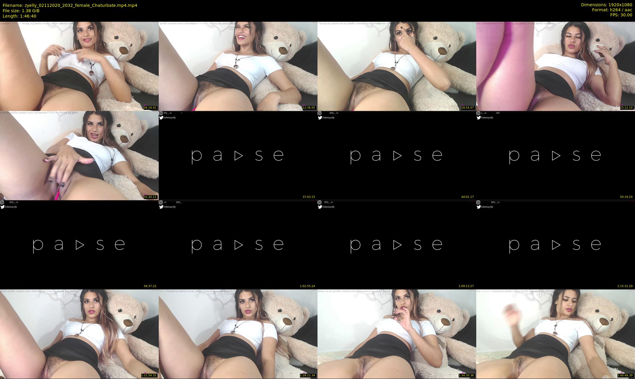 zyelly — 107 minute Chaturbate female cam show recording, 1080p, Nov 2, 2020