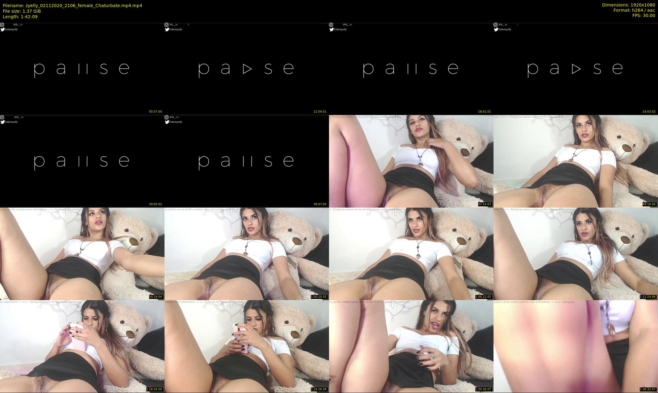 zyelly — 103 minute Chaturbate female cam show recording, 1080p, Nov 2, 2020