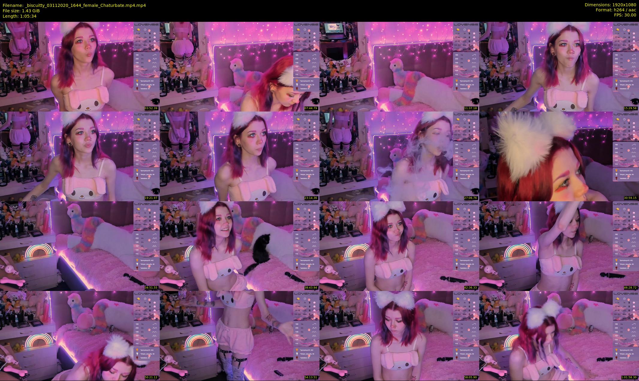 _biscuitty — 66 minute Chaturbate female cam show recording, 1080p, Nov 3, 2020