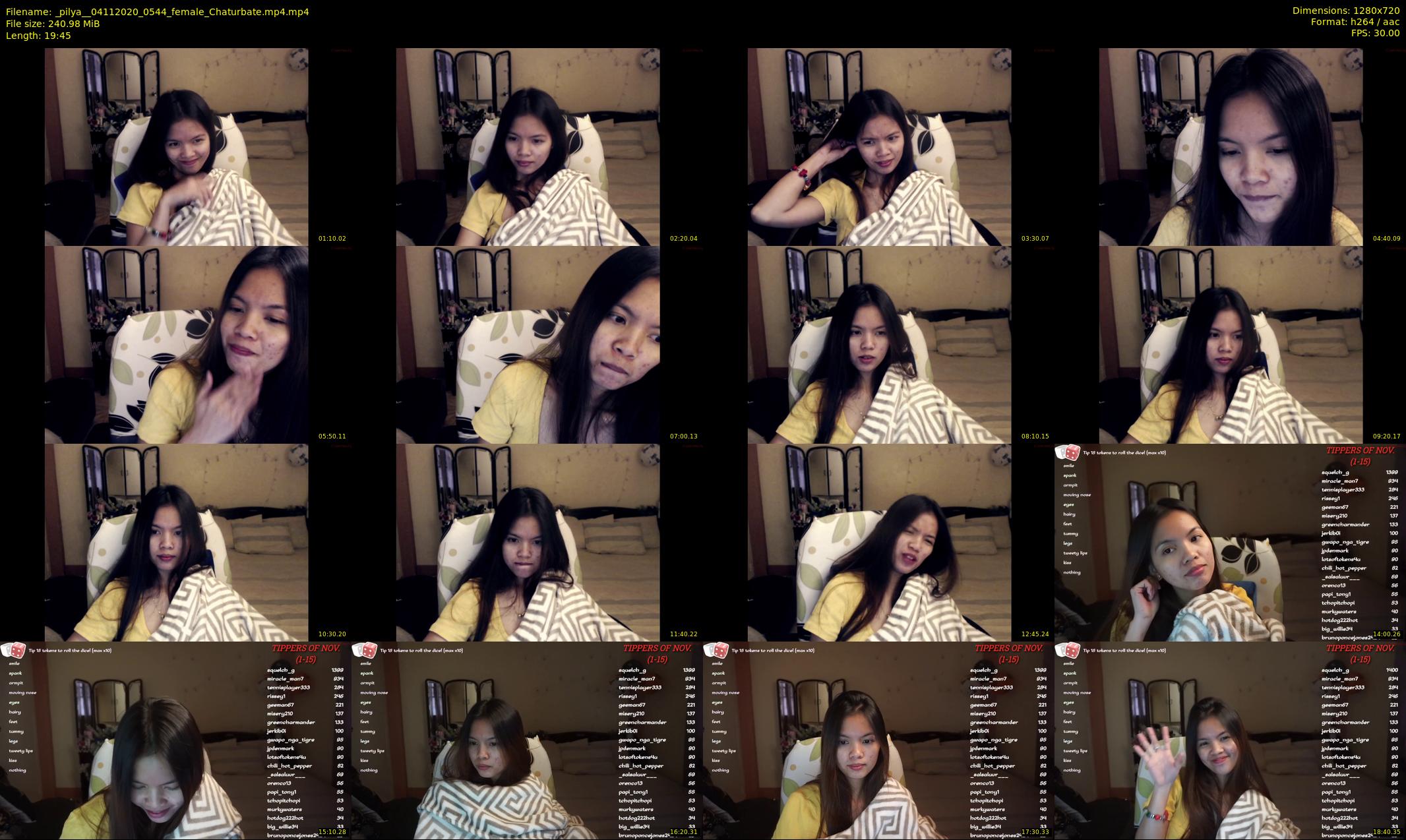 _pilya_ — 20 minute Chaturbate female cam show recording, 720p, Nov 4, 2020