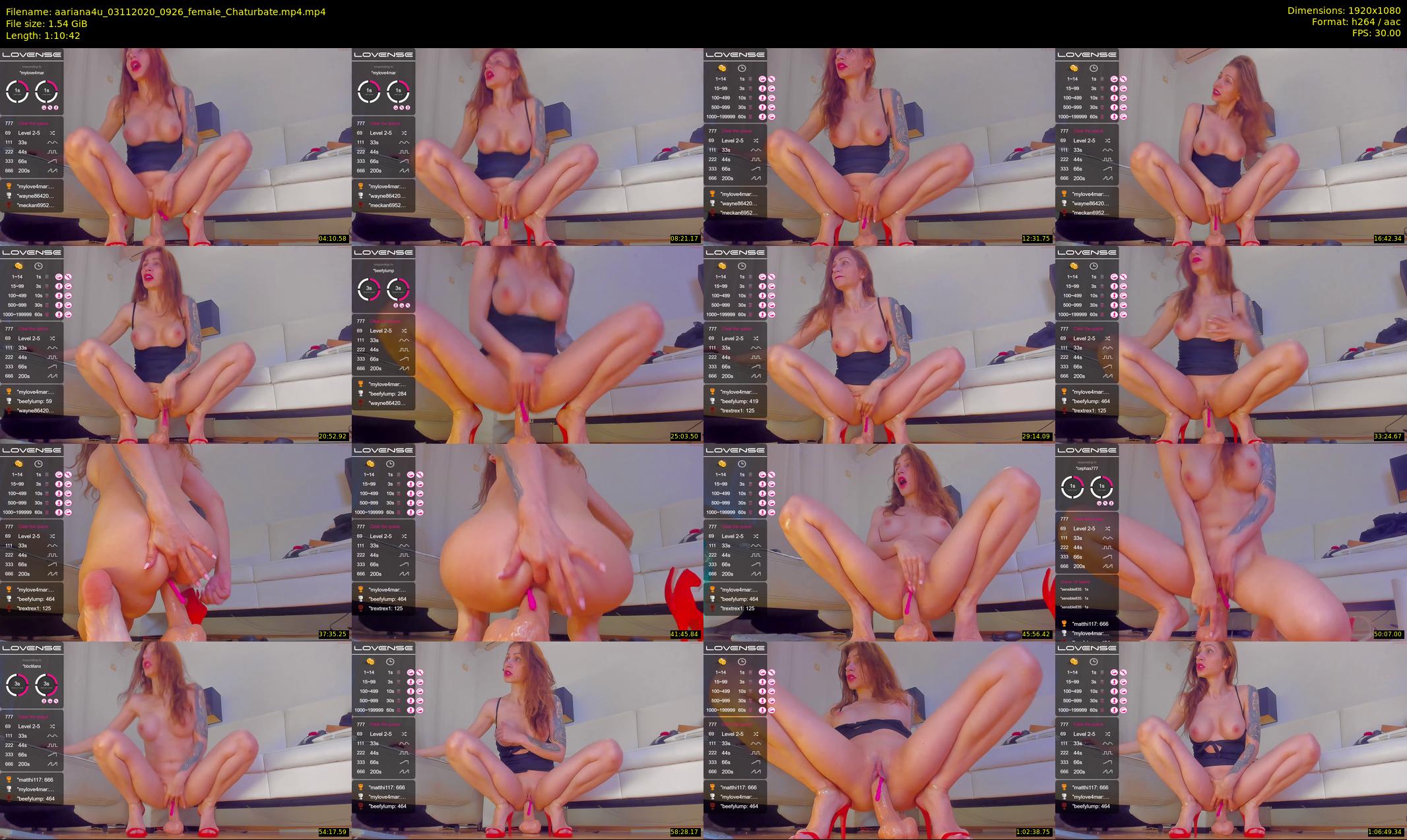 aariana4u — 71 minute Chaturbate female cam show recording, 1080p, Nov 3, 2020
