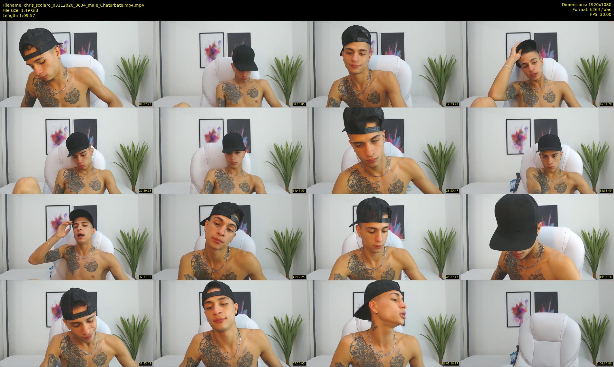 chris_scolaro — 70 minute Chaturbate male cam show recording, 1080p, Nov 3, 2020