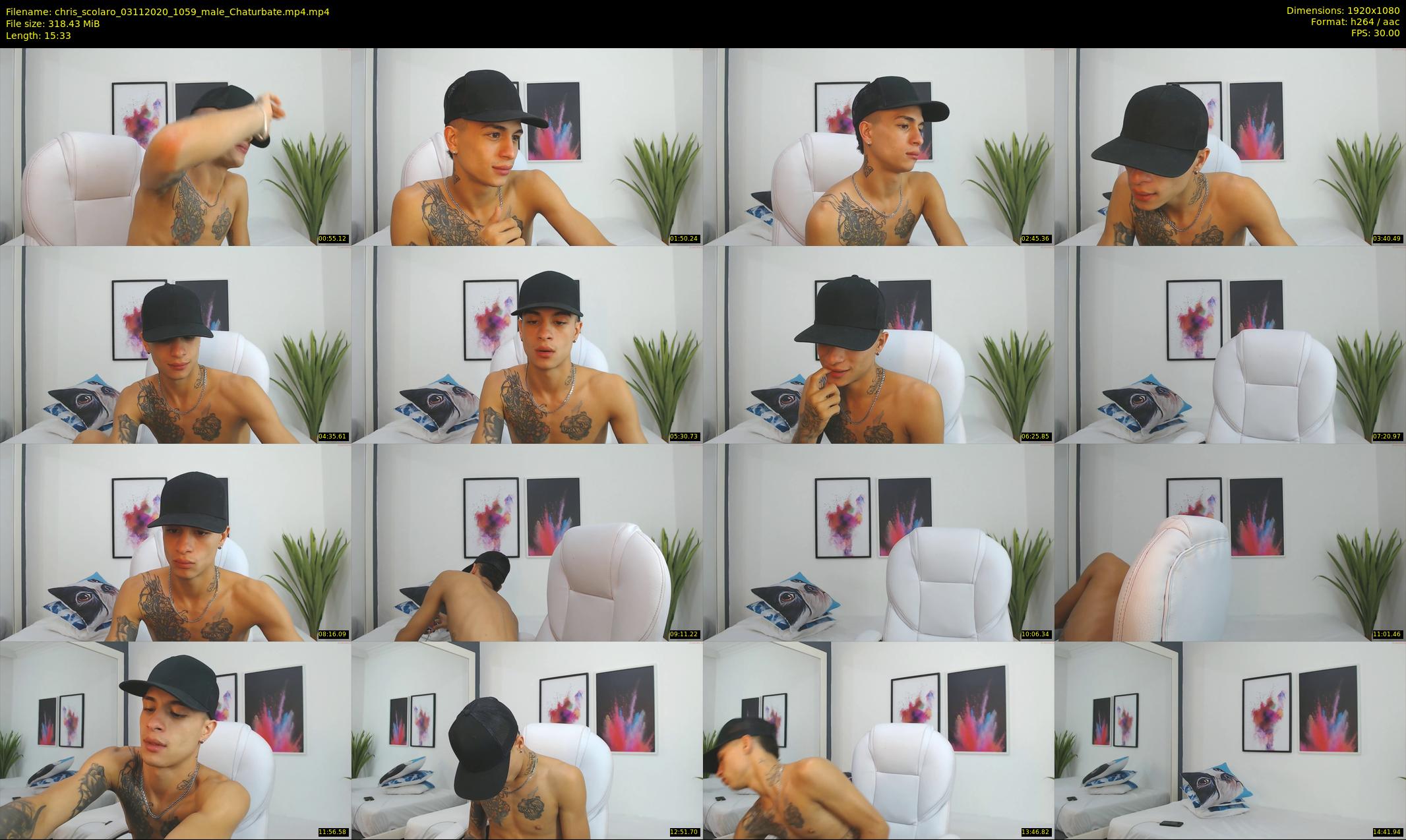 chris_scolaro — 16 minute Chaturbate male cam show recording, 1080p, Nov 3, 2020