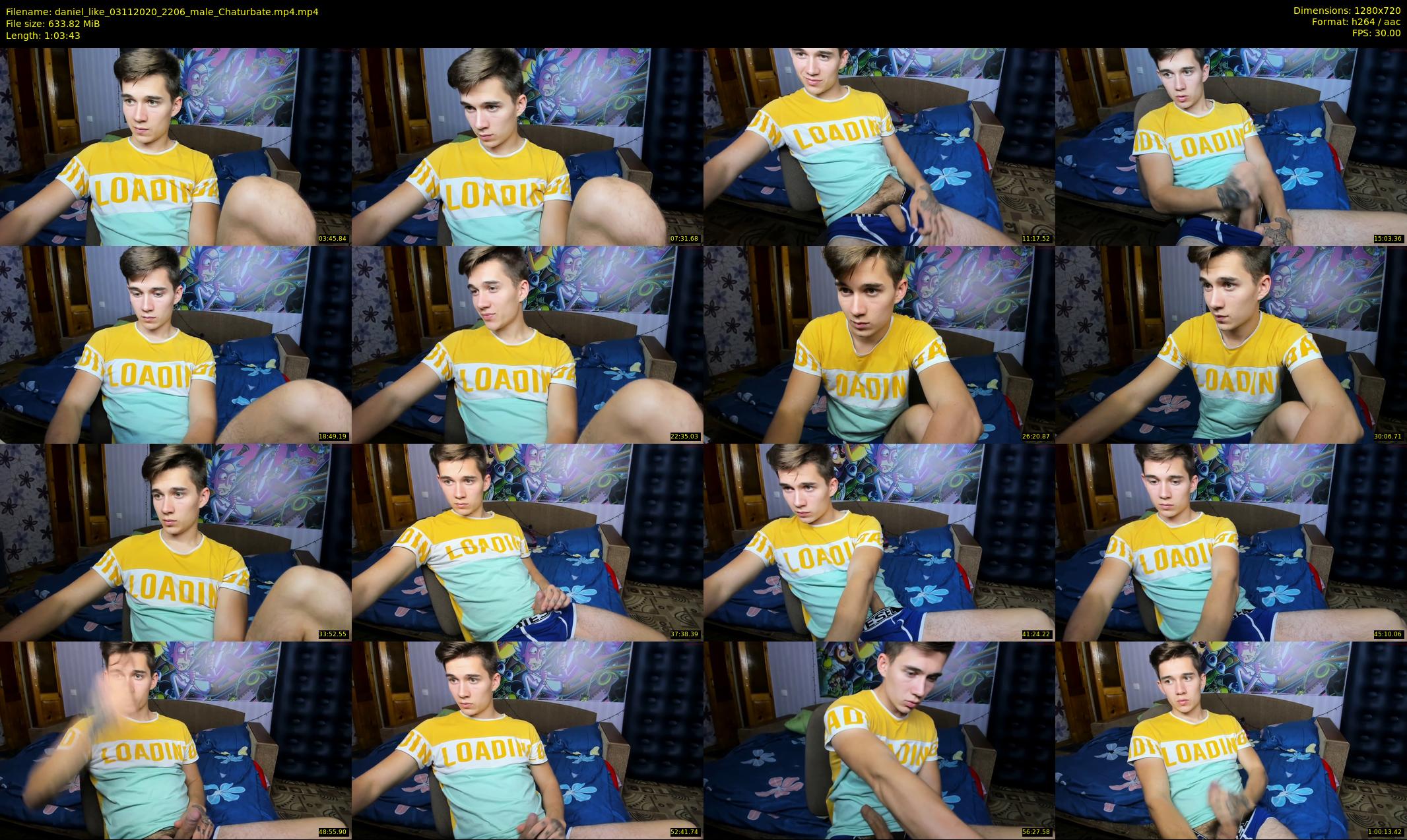 daniel_like — 64 minute Chaturbate male cam show recording, 720p, Nov 3, 2020