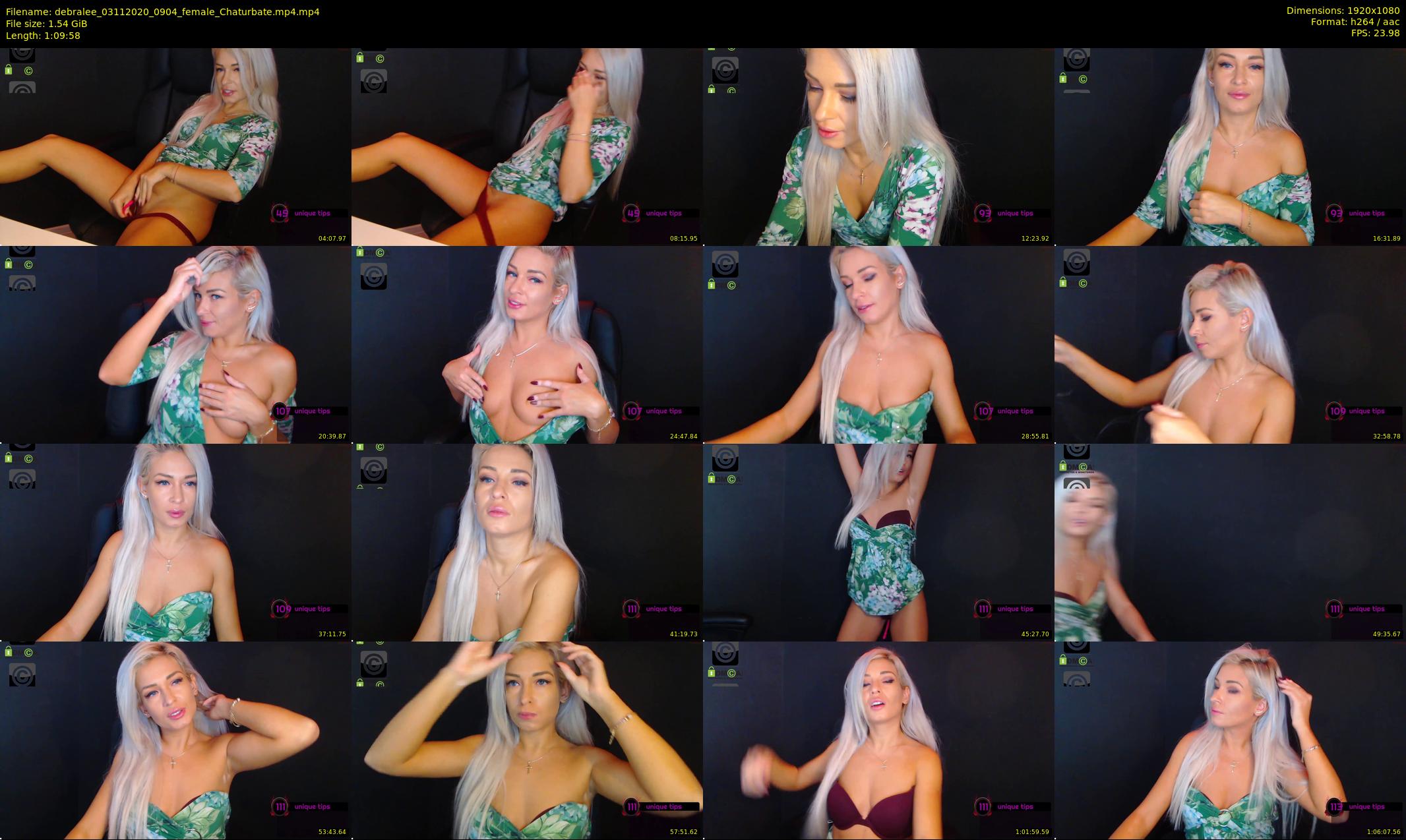 debralee — 70 minute Chaturbate female cam show recording, 1080p, Nov 3, 2020