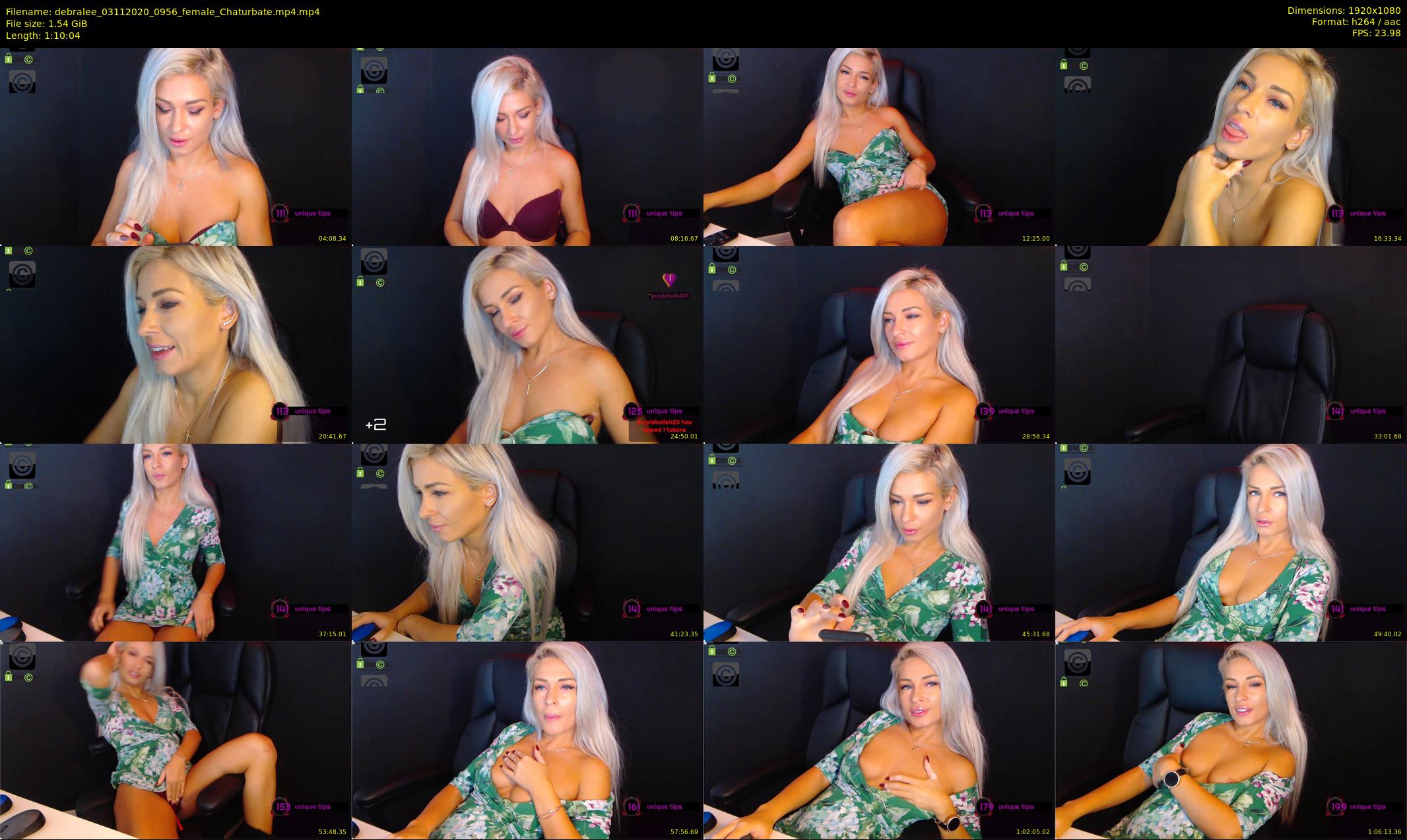 debralee — 71 minute Chaturbate female cam show recording, 1080p, Nov 3, 2020