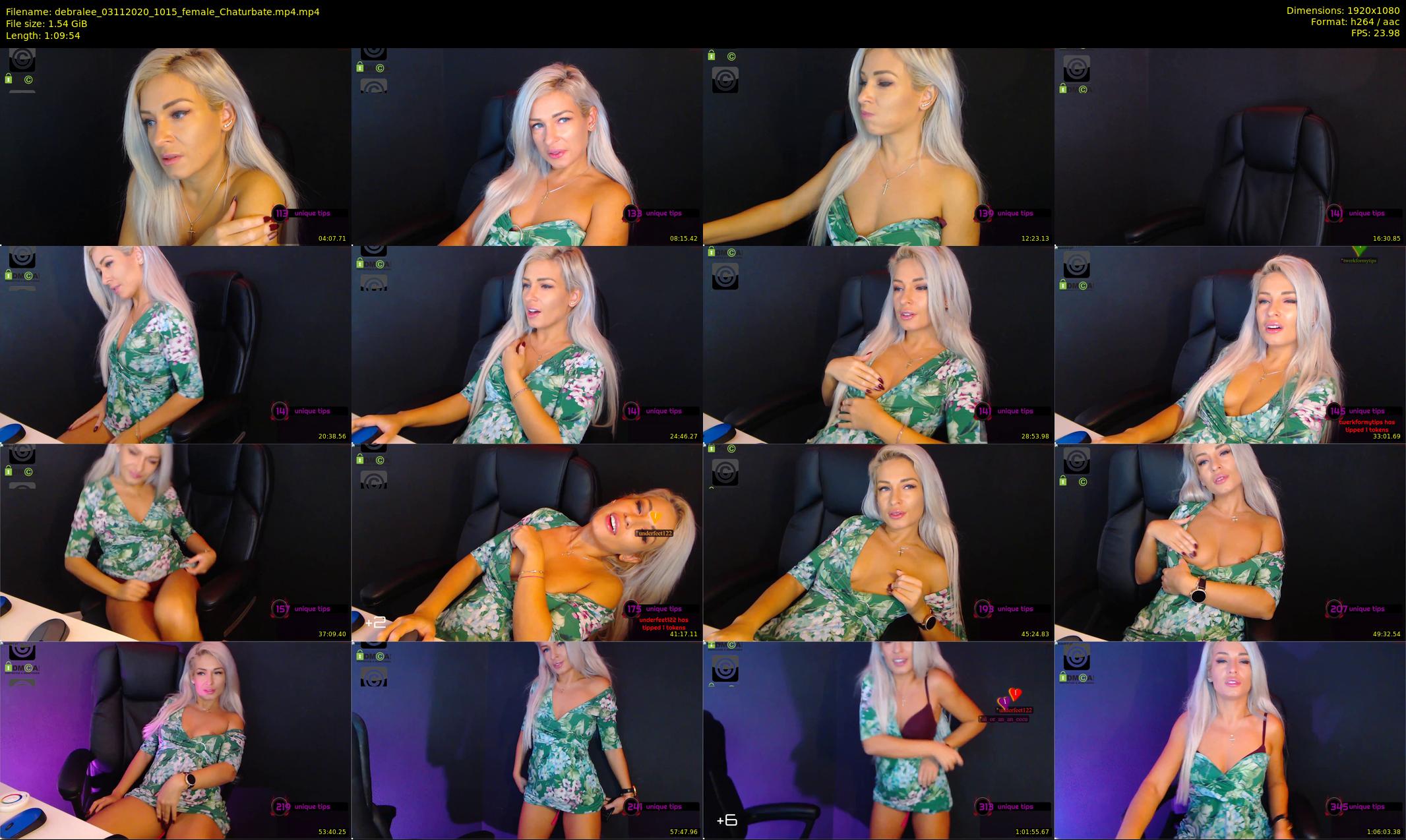 debralee — 70 minute Chaturbate female cam show recording, 1080p, Nov 3, 2020