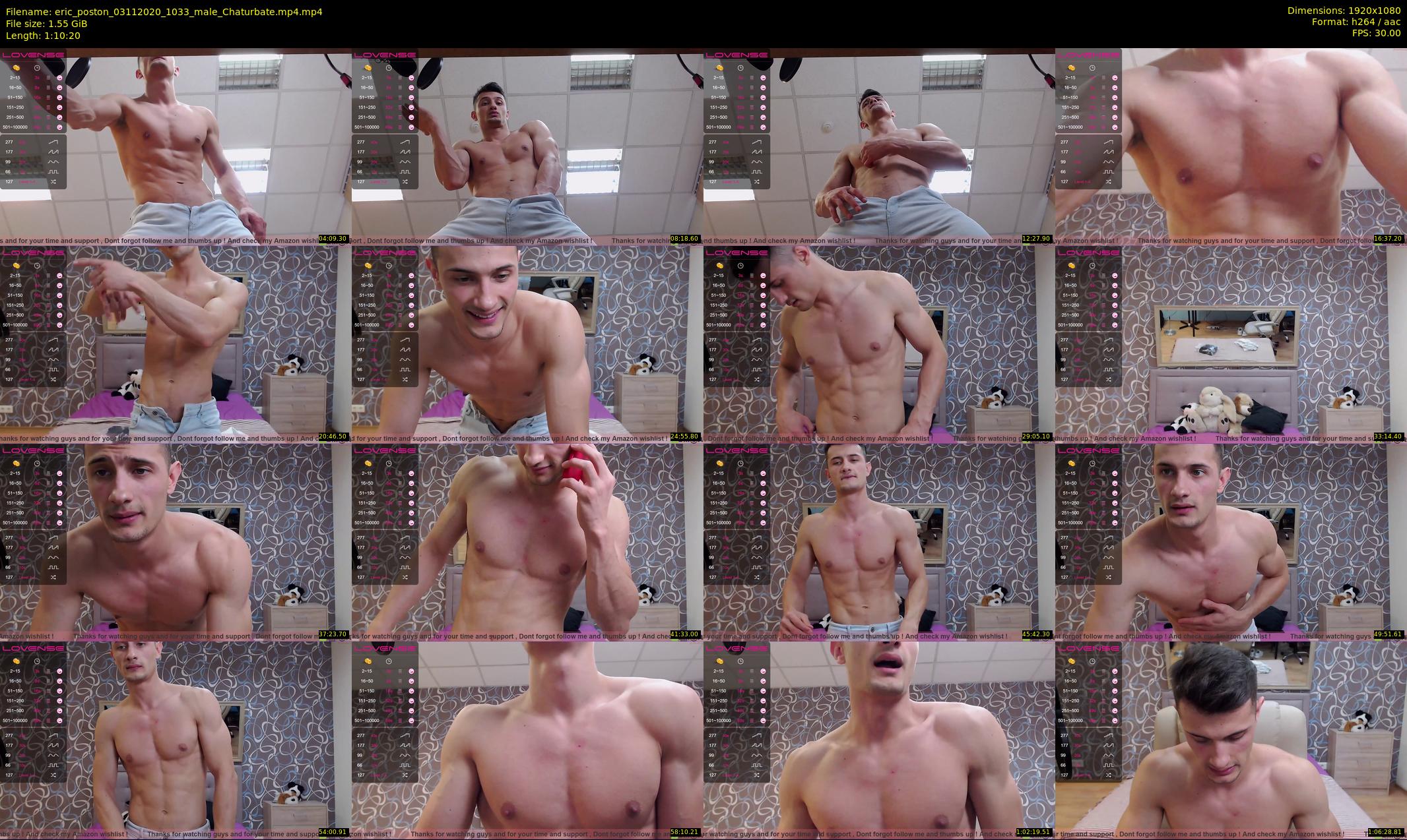 eric_poston — 71 minute Chaturbate male cam show recording, 1080p, Nov 3, 2020