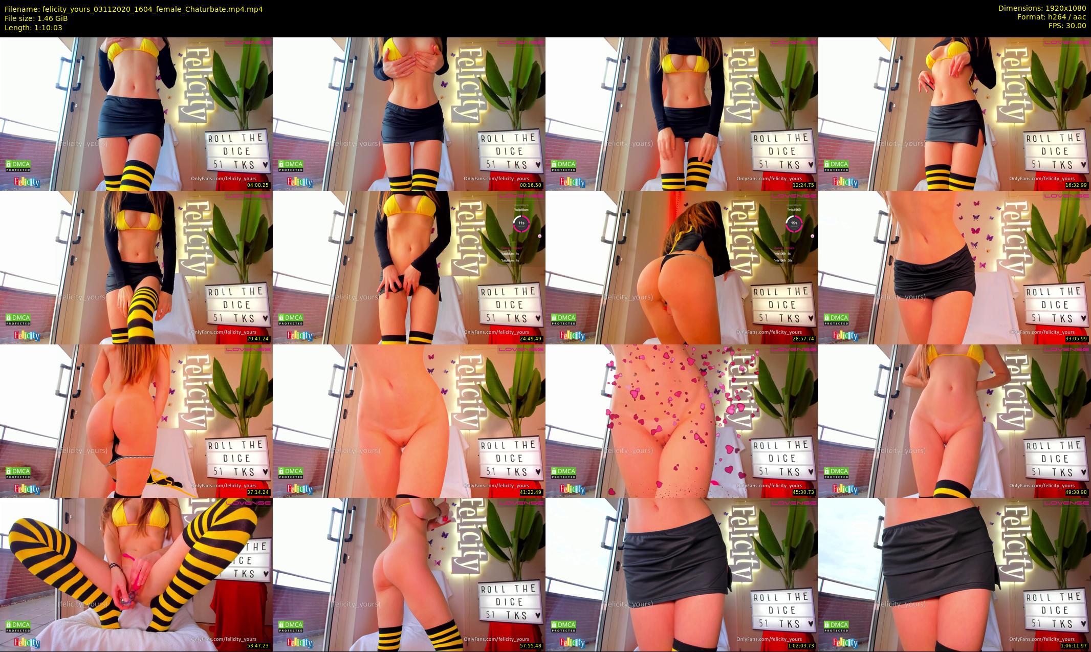 felicity_yours — 71 minute Chaturbate female cam show recording, 1080p, Nov 3, 2020